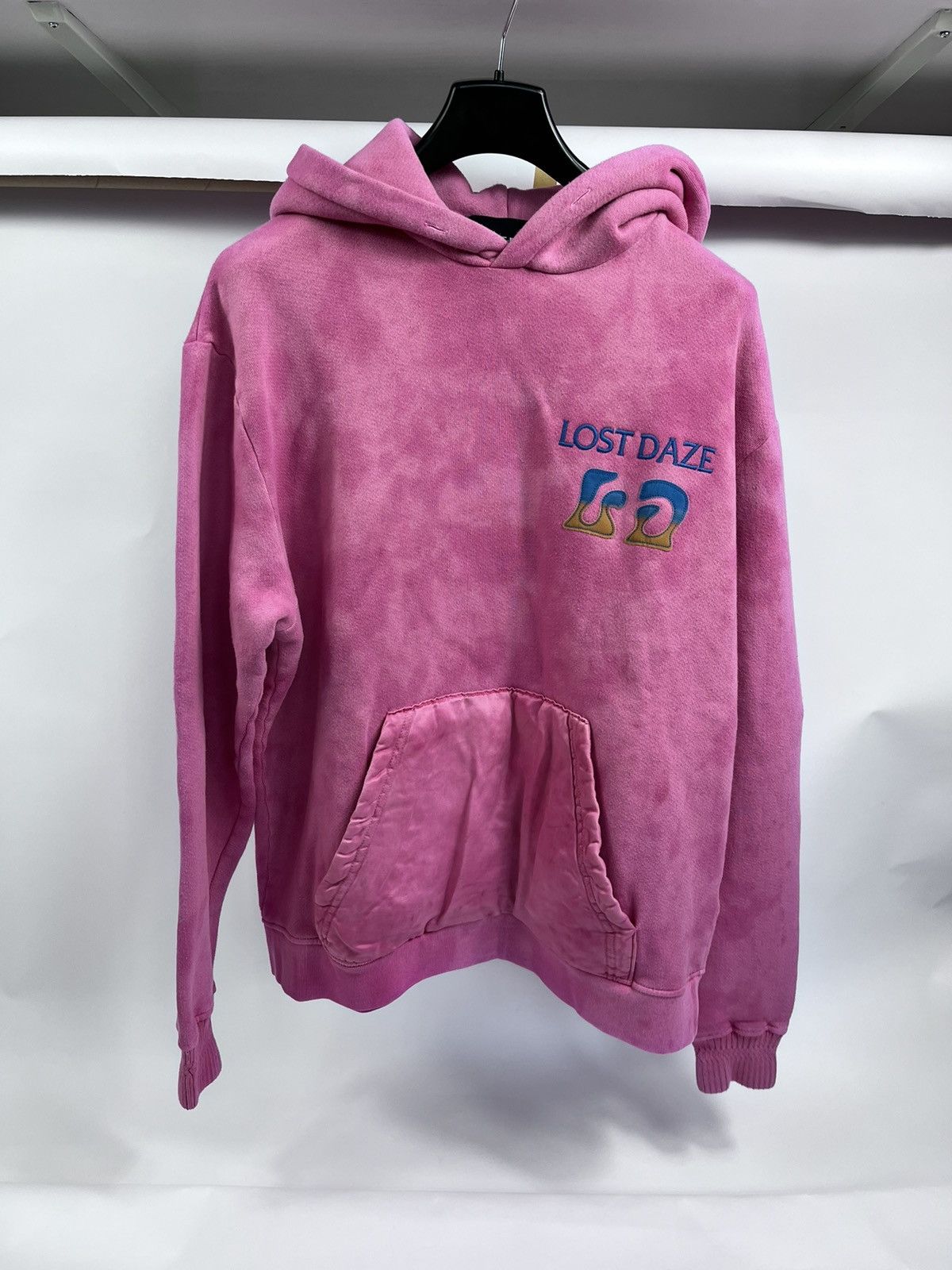 Lost Daze Patch work logo embroidered tie dye hoodie Size US M / EU 48-50 / 2 - 1 Thumbnail