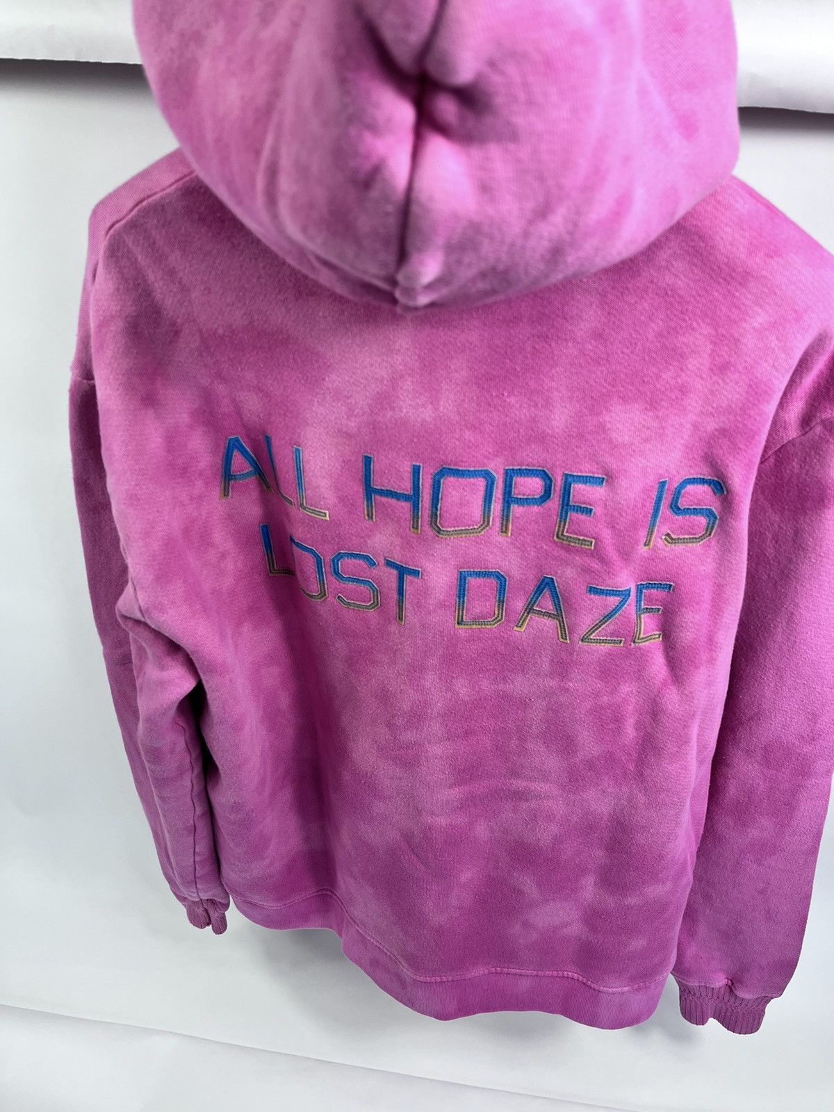 Lost Daze Patch work logo embroidered tie dye hoodie Size US M / EU 48-50 / 2 - 6 Thumbnail