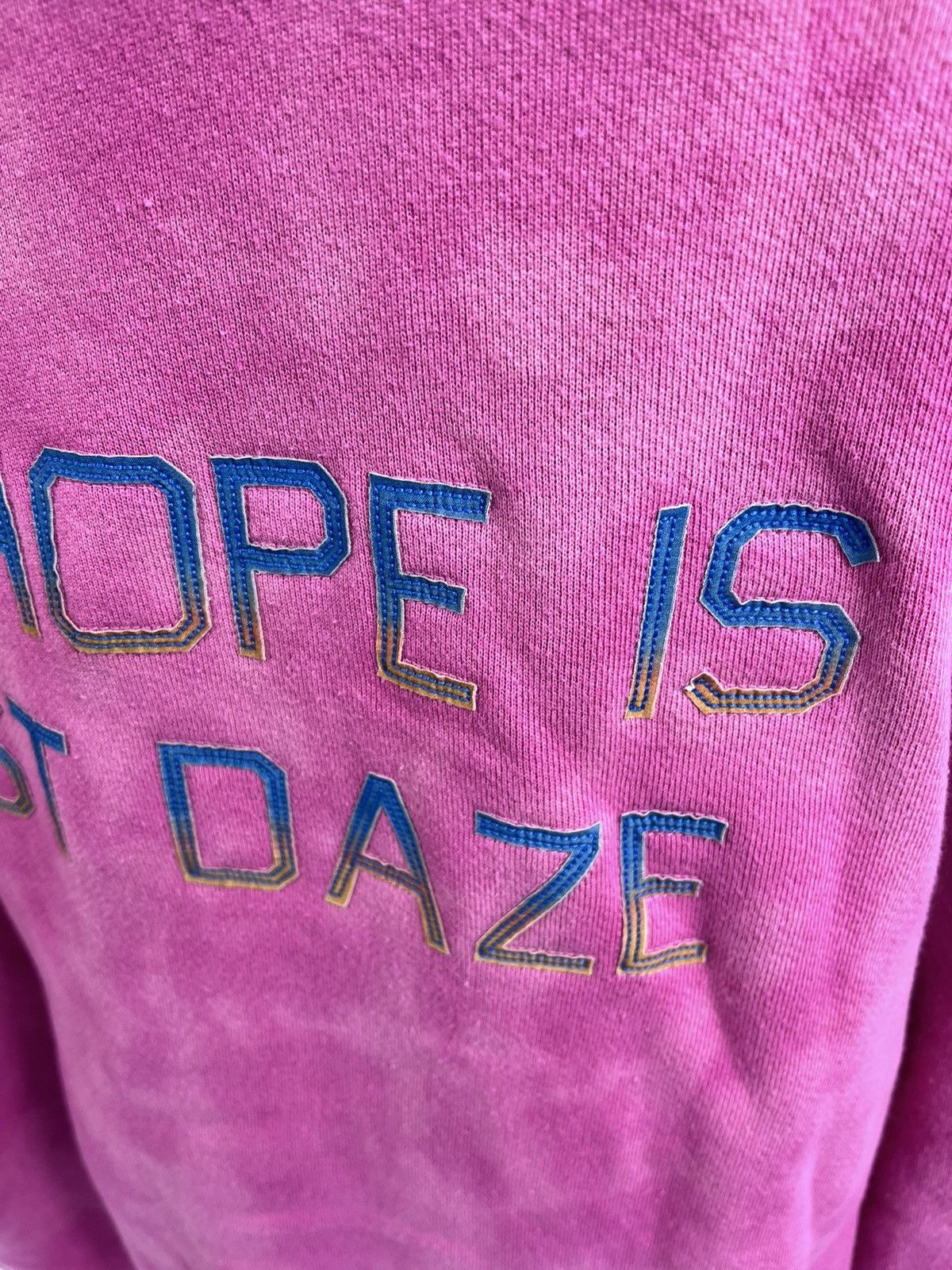 Lost Daze Patch work logo embroidered tie dye hoodie Size US M / EU 48-50 / 2 - 7 Thumbnail