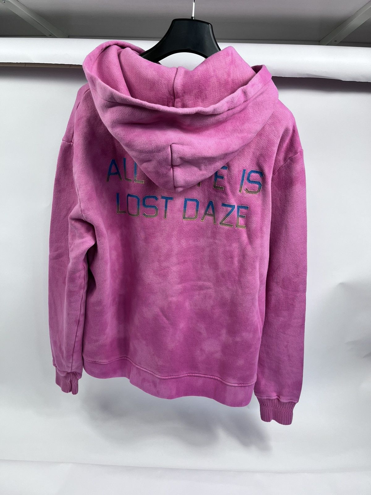Lost Daze Patch work logo embroidered tie dye hoodie Size US M / EU 48-50 / 2 - 2 Thumbnail