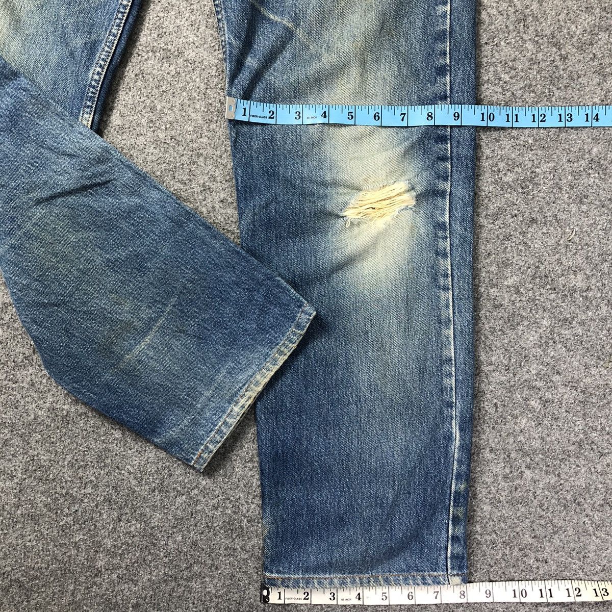 Levi's Vintage Levis 610 orange Tab Distressed Jeans Size US 30 / EU 46 - 4 Thumbnail