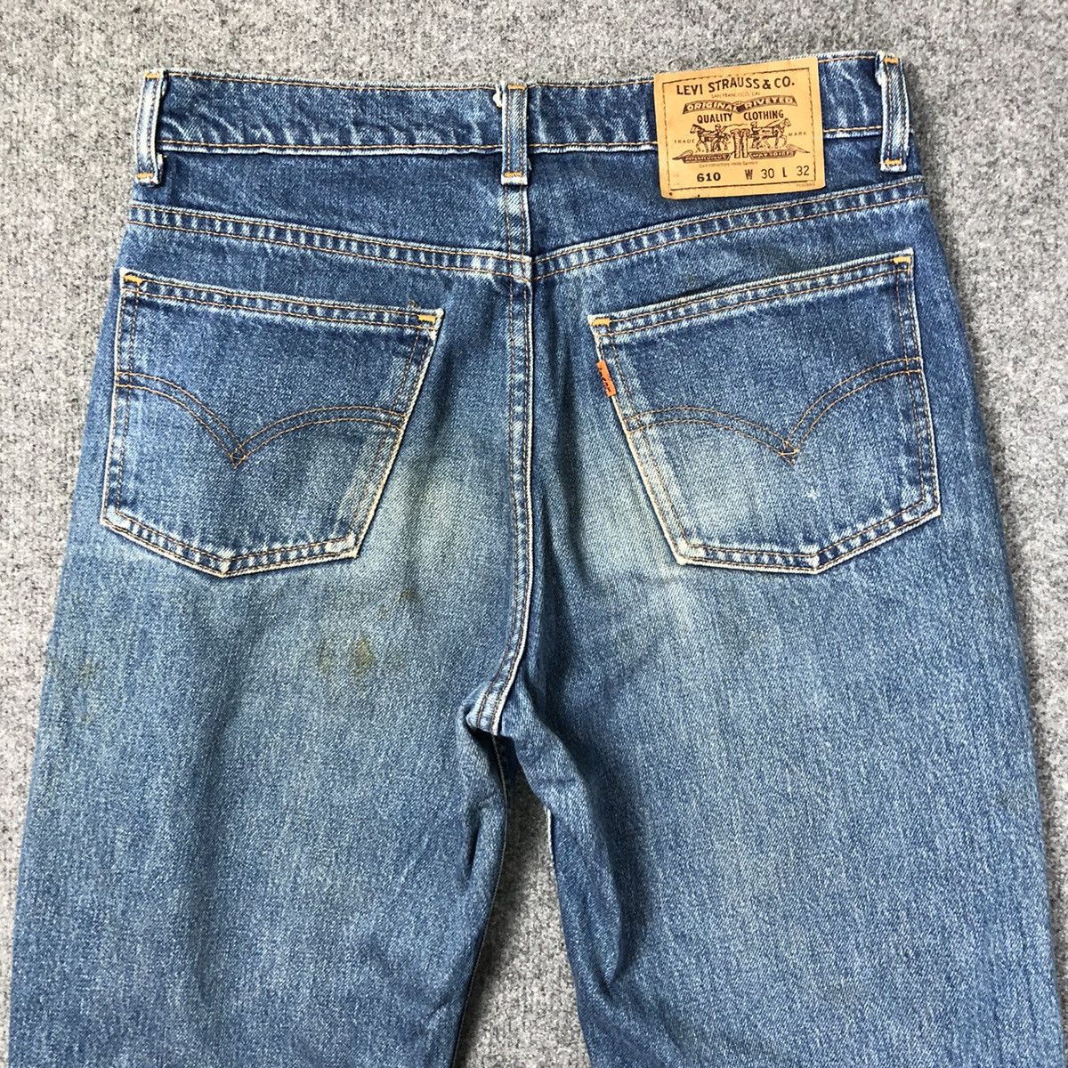 Levi's Vintage Levis 610 orange Tab Distressed Jeans Size US 30 / EU 46 - 11 Thumbnail