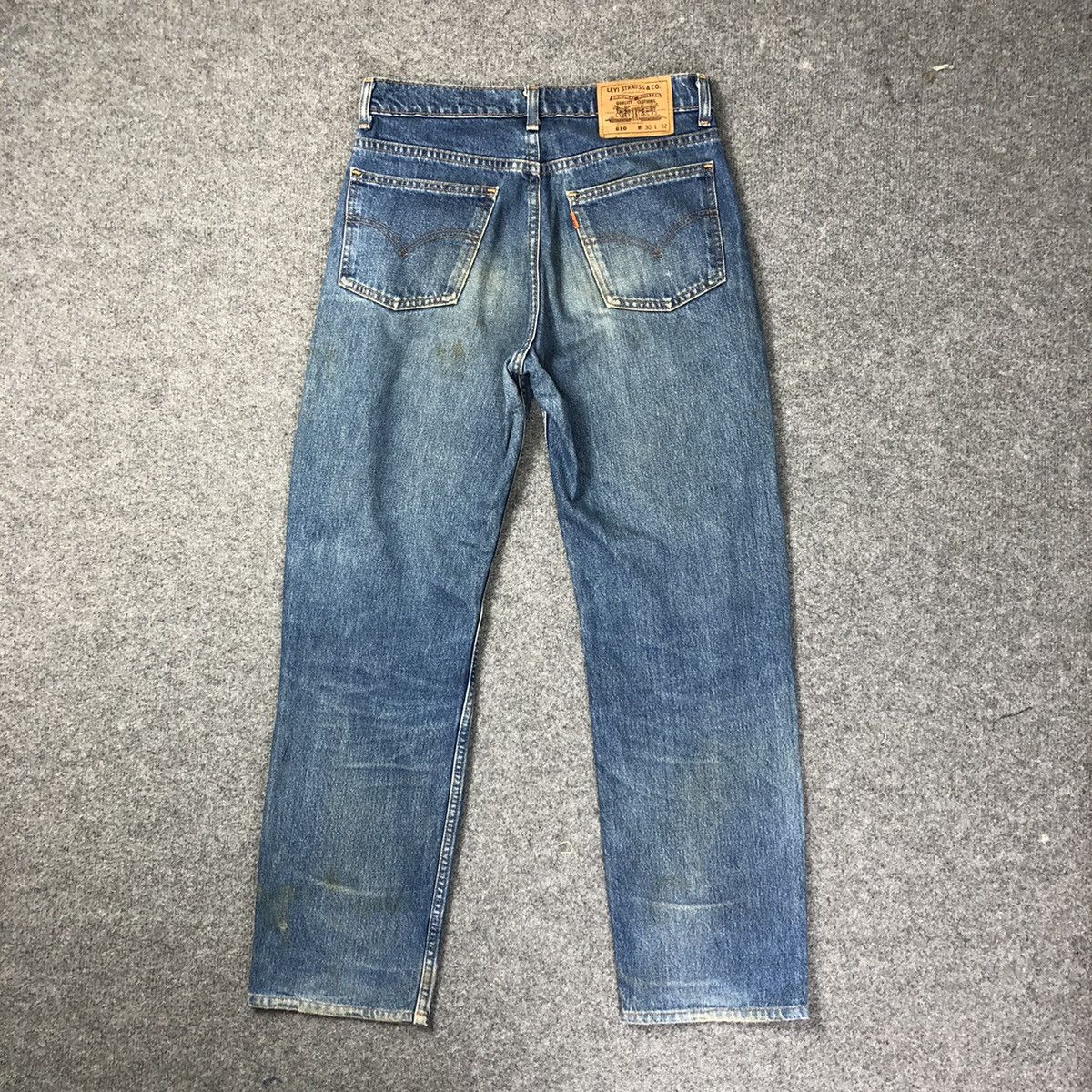 Levi's Vintage Levis 610 orange Tab Distressed Jeans Size US 30 / EU 46 - 10 Thumbnail