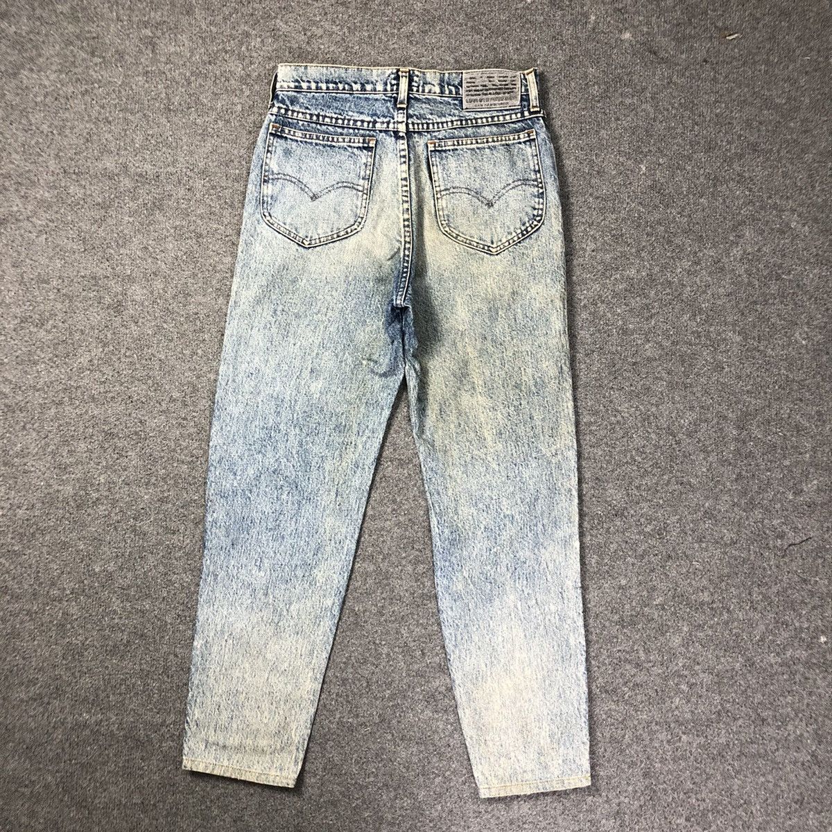 Levi's Vintage 80s Acid Wash Big E Black Laber Jeans Size US 28 / EU 44 - 8 Thumbnail