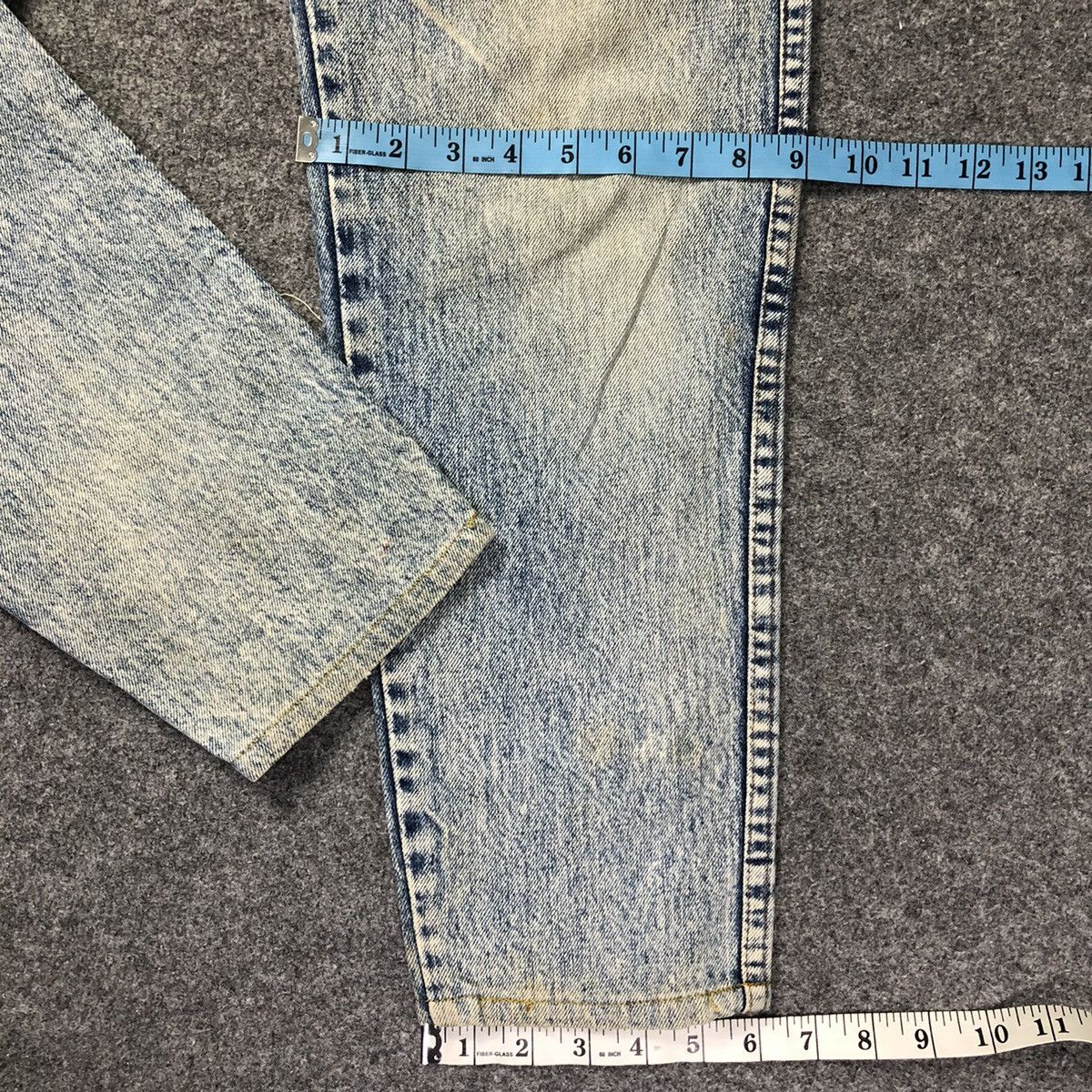 Levi's Vintage 80s Acid Wash Big E Black Laber Jeans Size US 28 / EU 44 - 4 Thumbnail