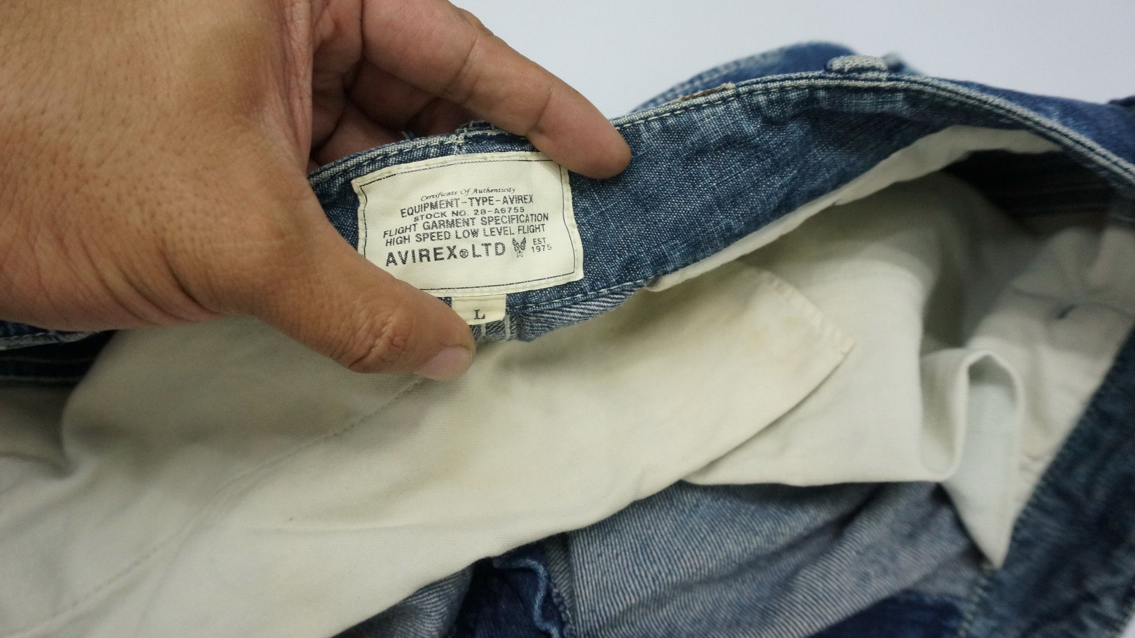 Avirex RareVintage! AVIREX Patchwork Worn Out Cargo Jeans Size US 32 / EU 48 - 17 Thumbnail