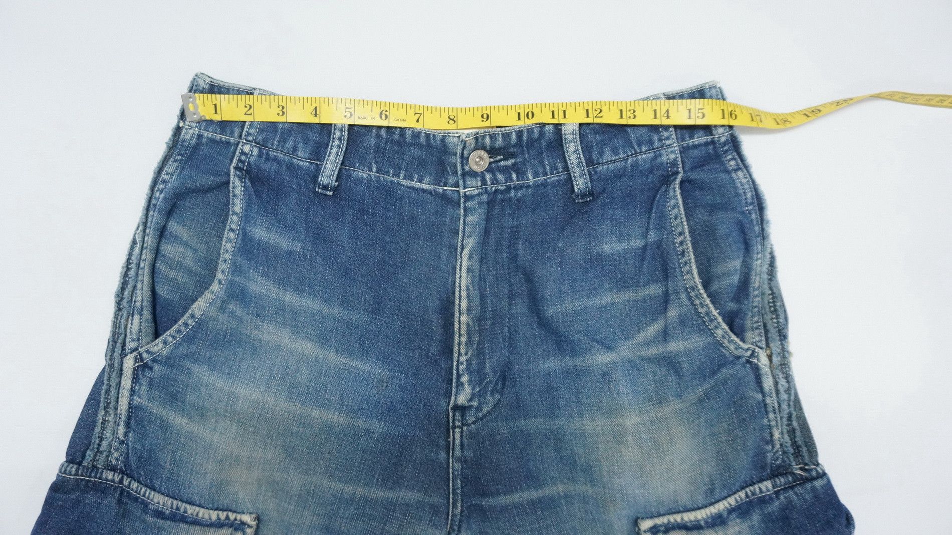 Avirex RareVintage! AVIREX Patchwork Worn Out Cargo Jeans Size US 32 / EU 48 - 10 Thumbnail