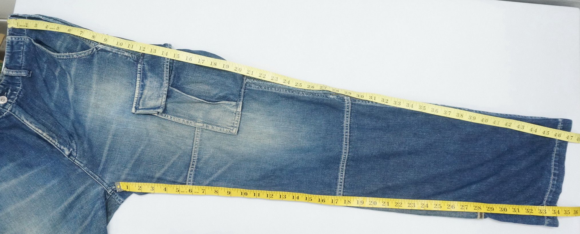 Avirex RareVintage! AVIREX Patchwork Worn Out Cargo Jeans Size US 32 / EU 48 - 12 Thumbnail