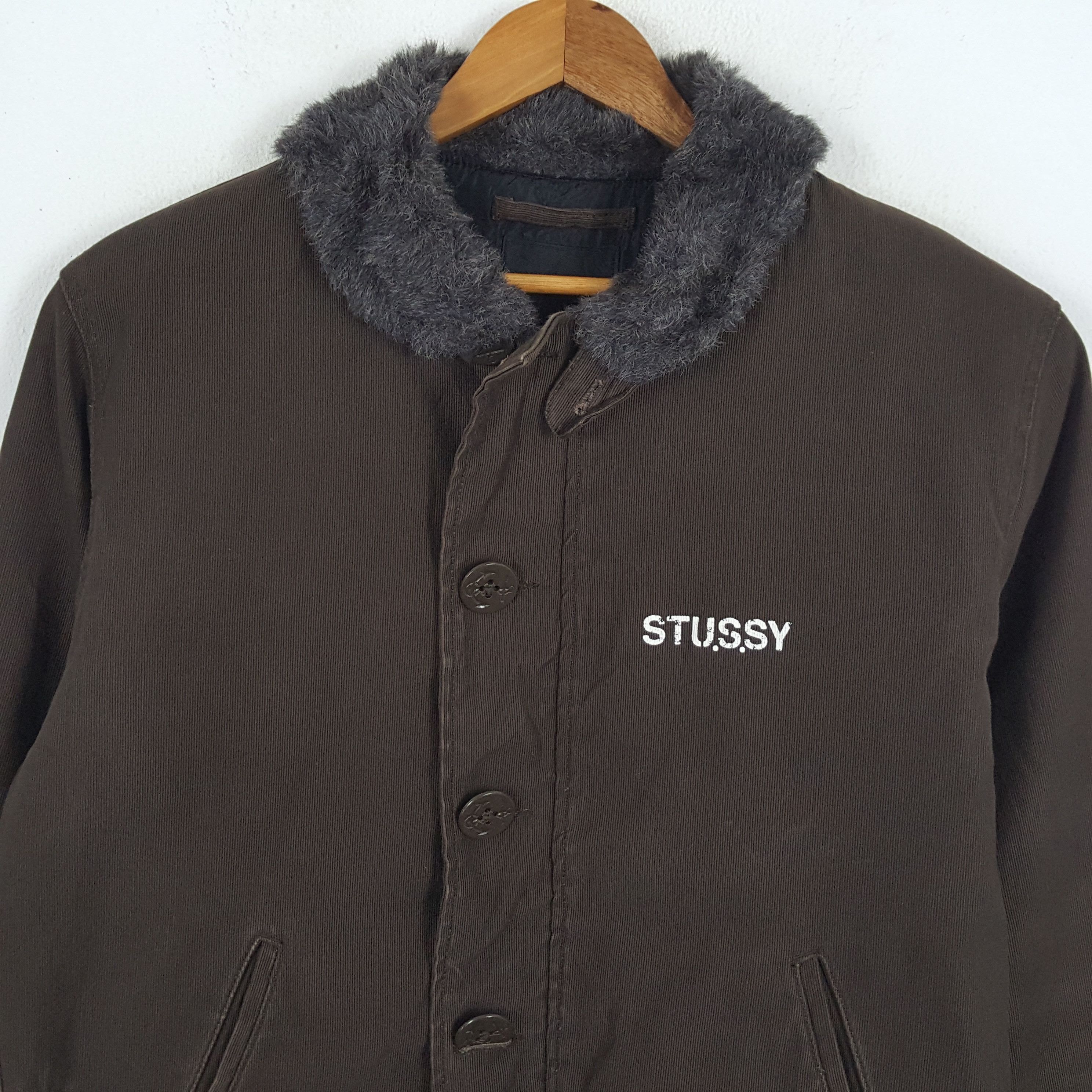 Stussy × Vintage Vintage STUSSY Streetwear Skateboard Style Winter Jacket Size US L / EU 52-54 / 3 - 4 Thumbnail