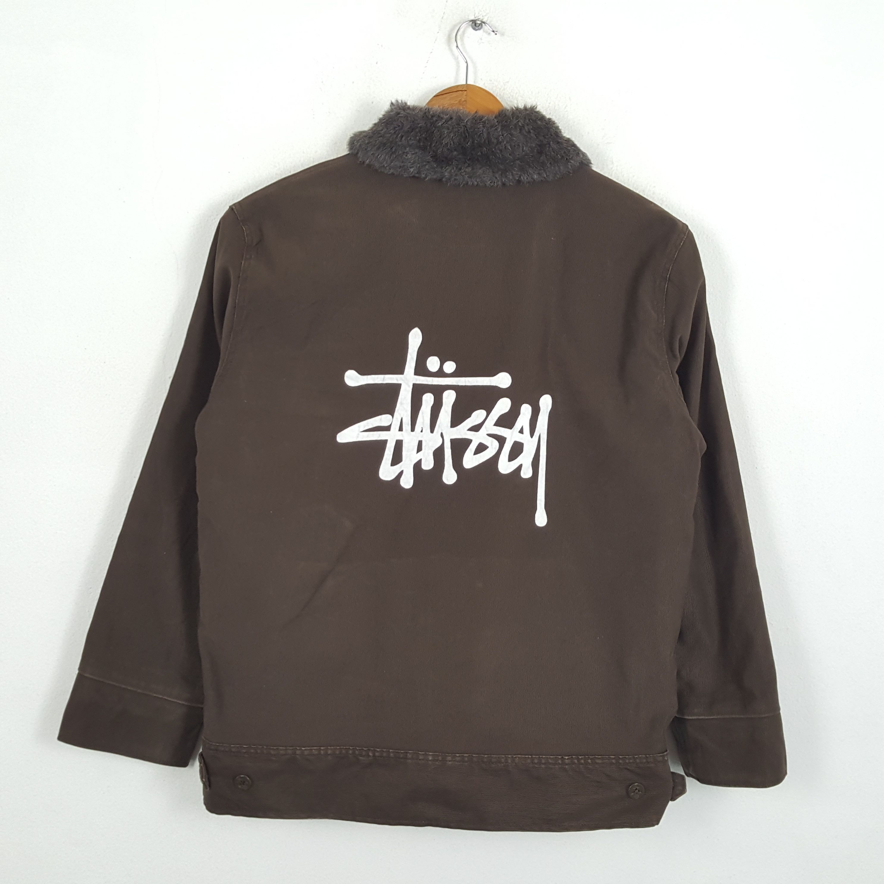 Stussy × Vintage Vintage STUSSY Streetwear Skateboard Style Winter Jacket Size US L / EU 52-54 / 3 - 1 Thumbnail