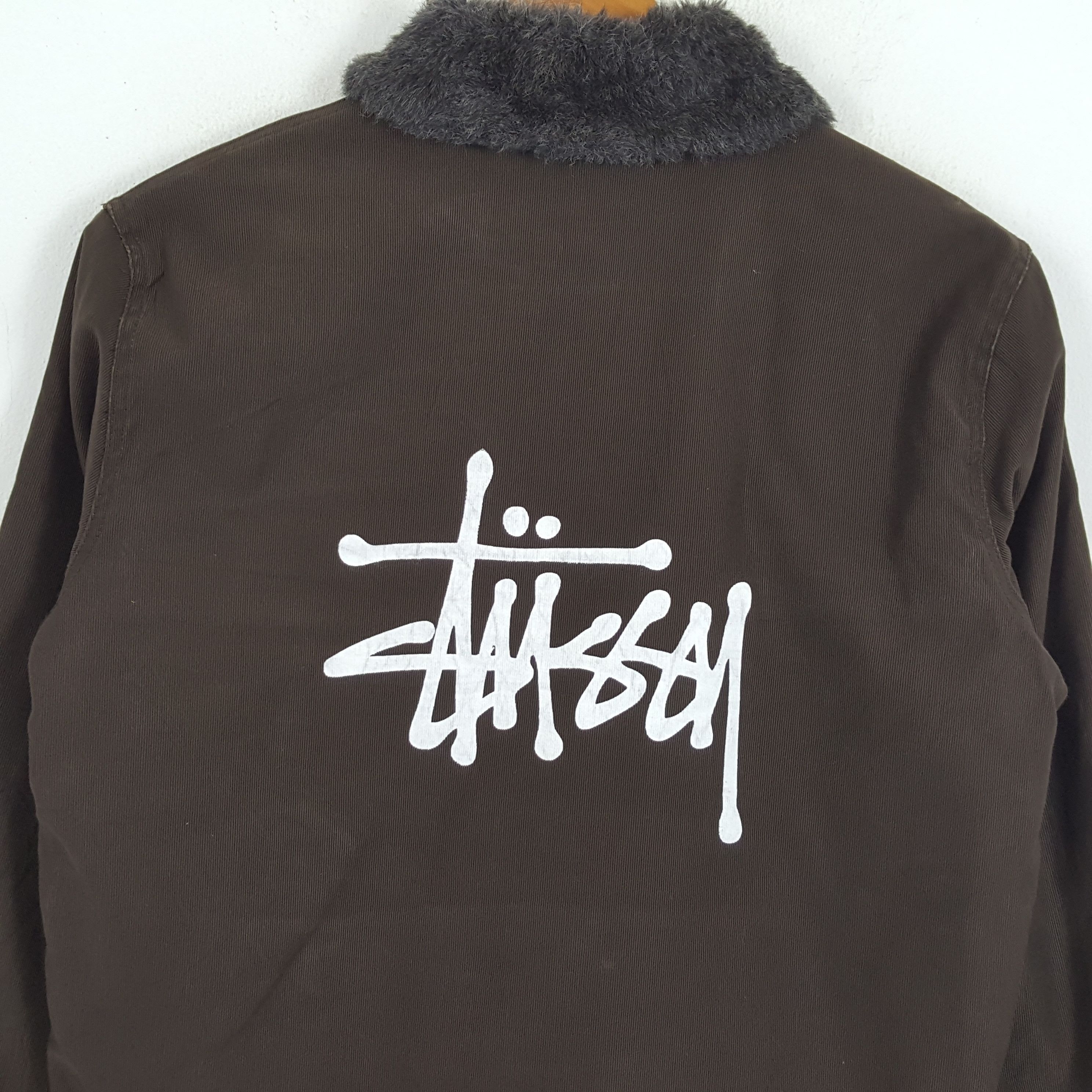 Stussy × Vintage Vintage STUSSY Streetwear Skateboard Style Winter Jacket Size US L / EU 52-54 / 3 - 2 Thumbnail