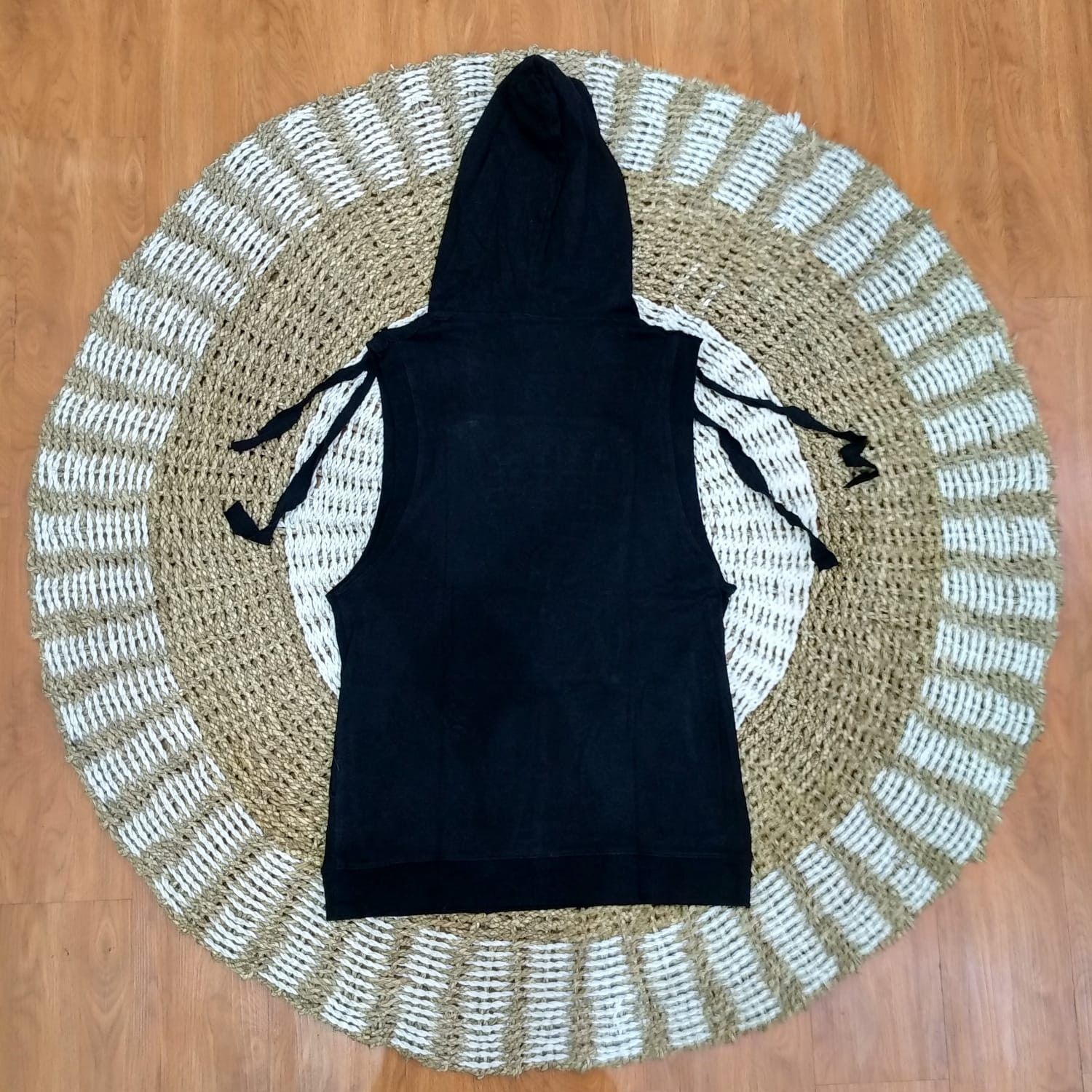 Japanese Brand Japanese bondage cross studed black hooded vest Size US M / EU 48-50 / 2 - 8 Thumbnail