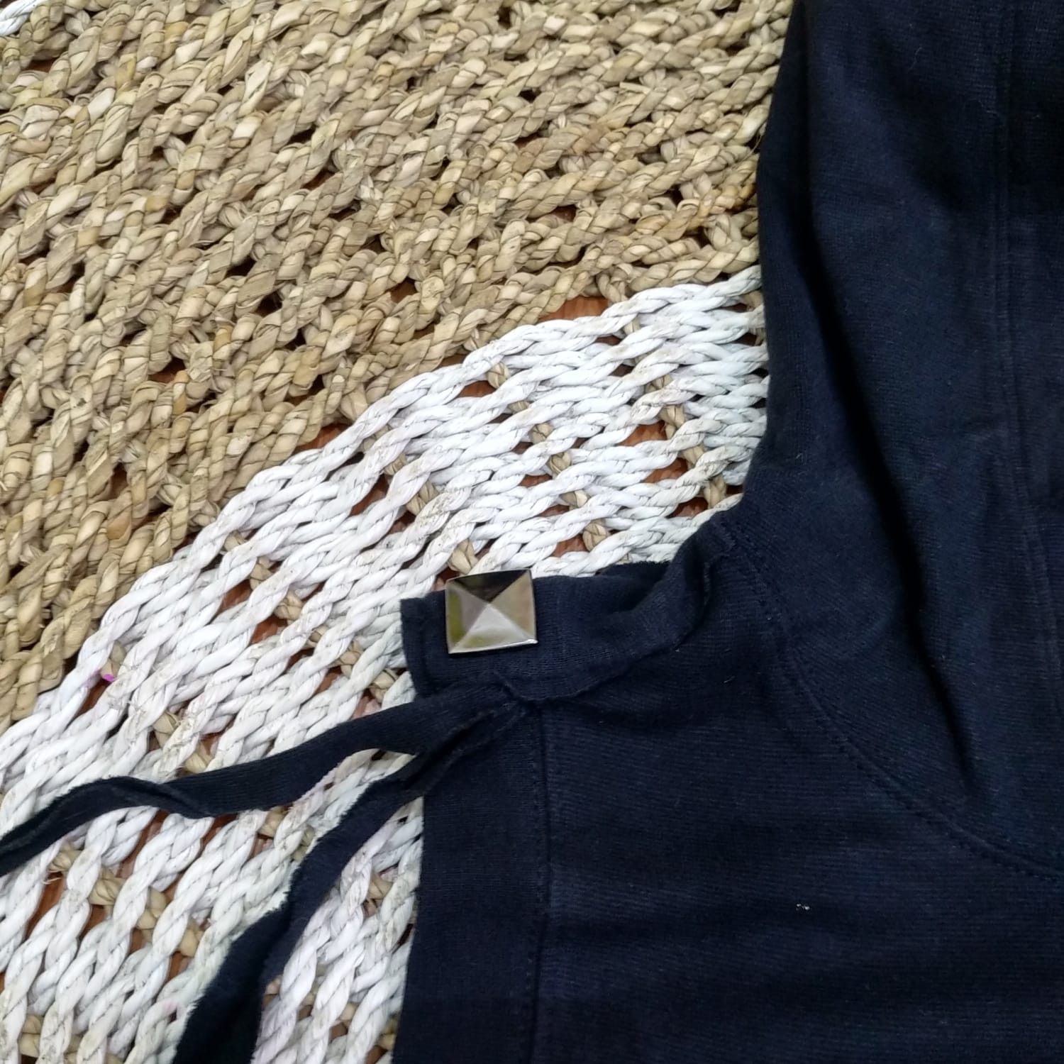 Japanese Brand Japanese bondage cross studed black hooded vest Size US M / EU 48-50 / 2 - 6 Thumbnail