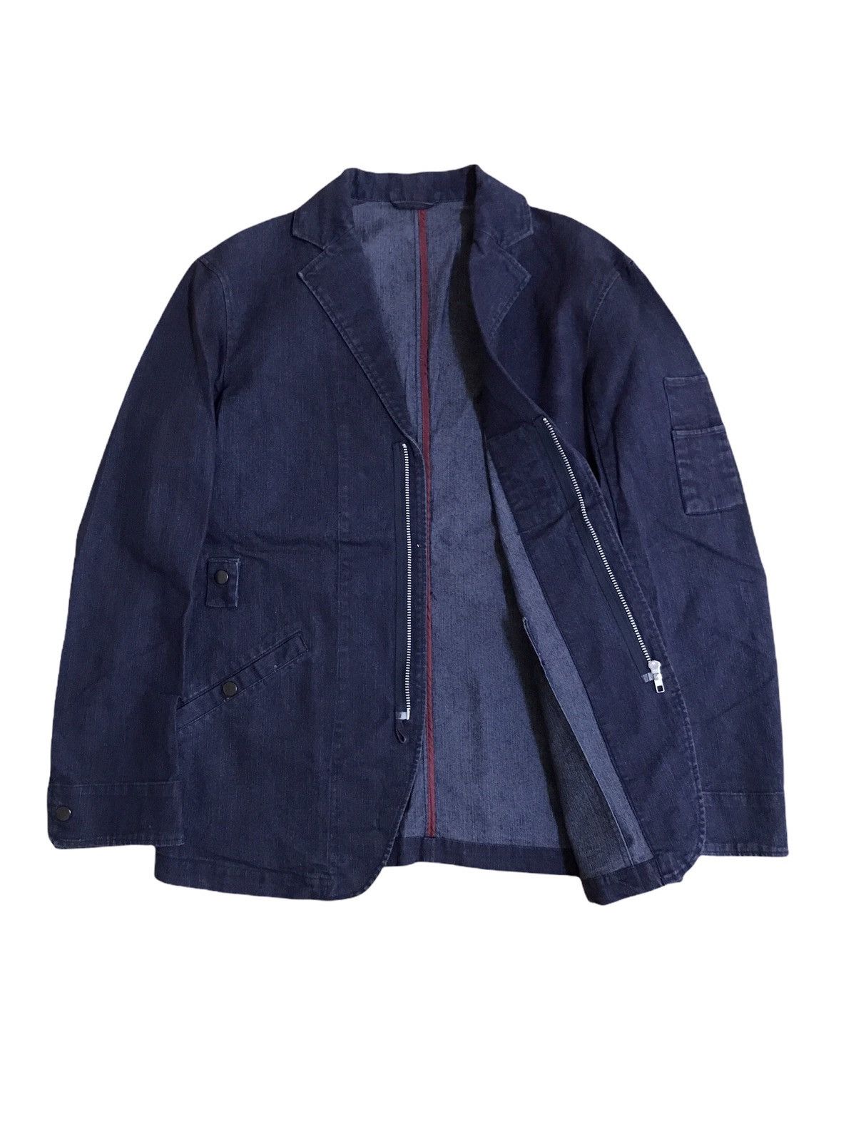 Indigo × Japanese Brand Japanese Brand D’Homme A Homme Indigo Jacket Size US M / EU 48-50 / 2 - 1 Thumbnail