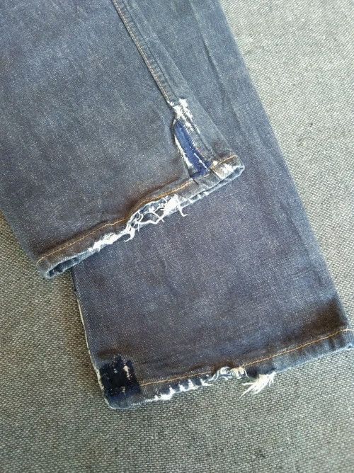Levi's Vintage Levi's 501 Washed Blue Distressed Jeans 32x33 Size US 32 / EU 48 - 3 Thumbnail