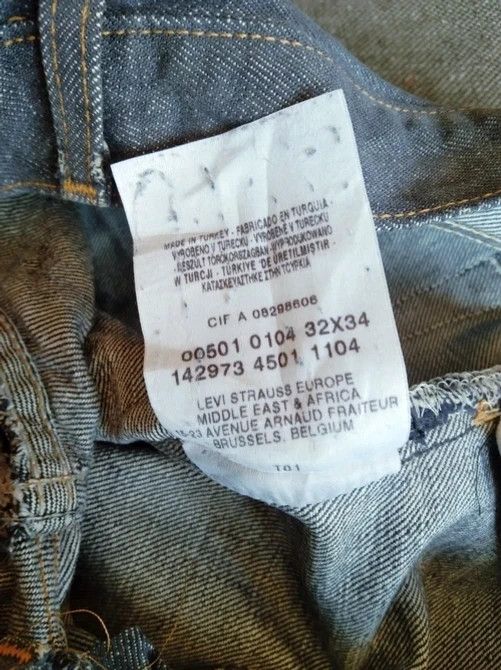 Levi's Vintage Levi's 501 Washed Blue Distressed Jeans 32x33 Size US 32 / EU 48 - 7 Thumbnail