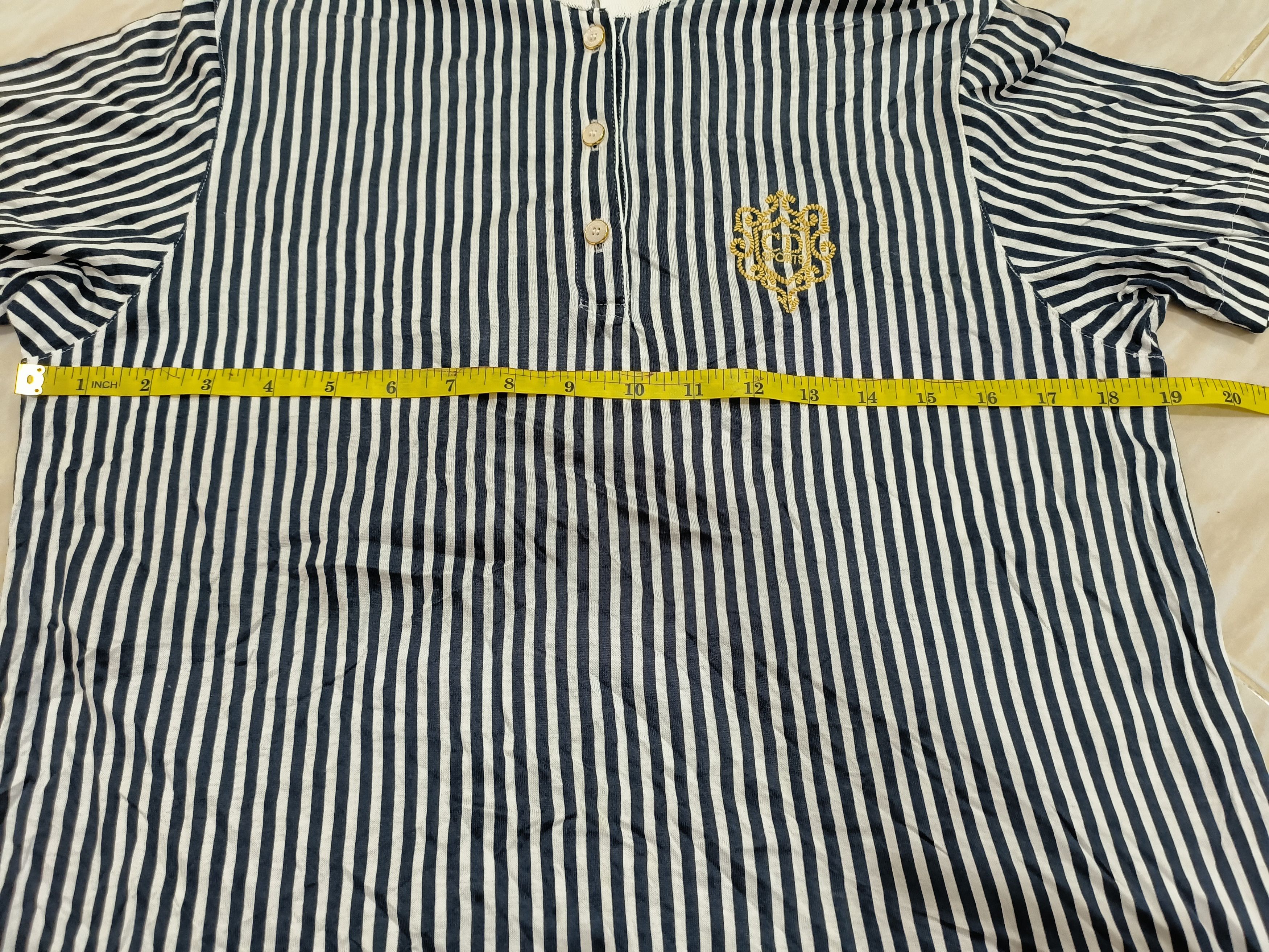 Christian Dior Monsieur × Dior Christian Dior Sports Stripe Polo tee Size M / US 6-8 / IT 42-44 - 11 Thumbnail