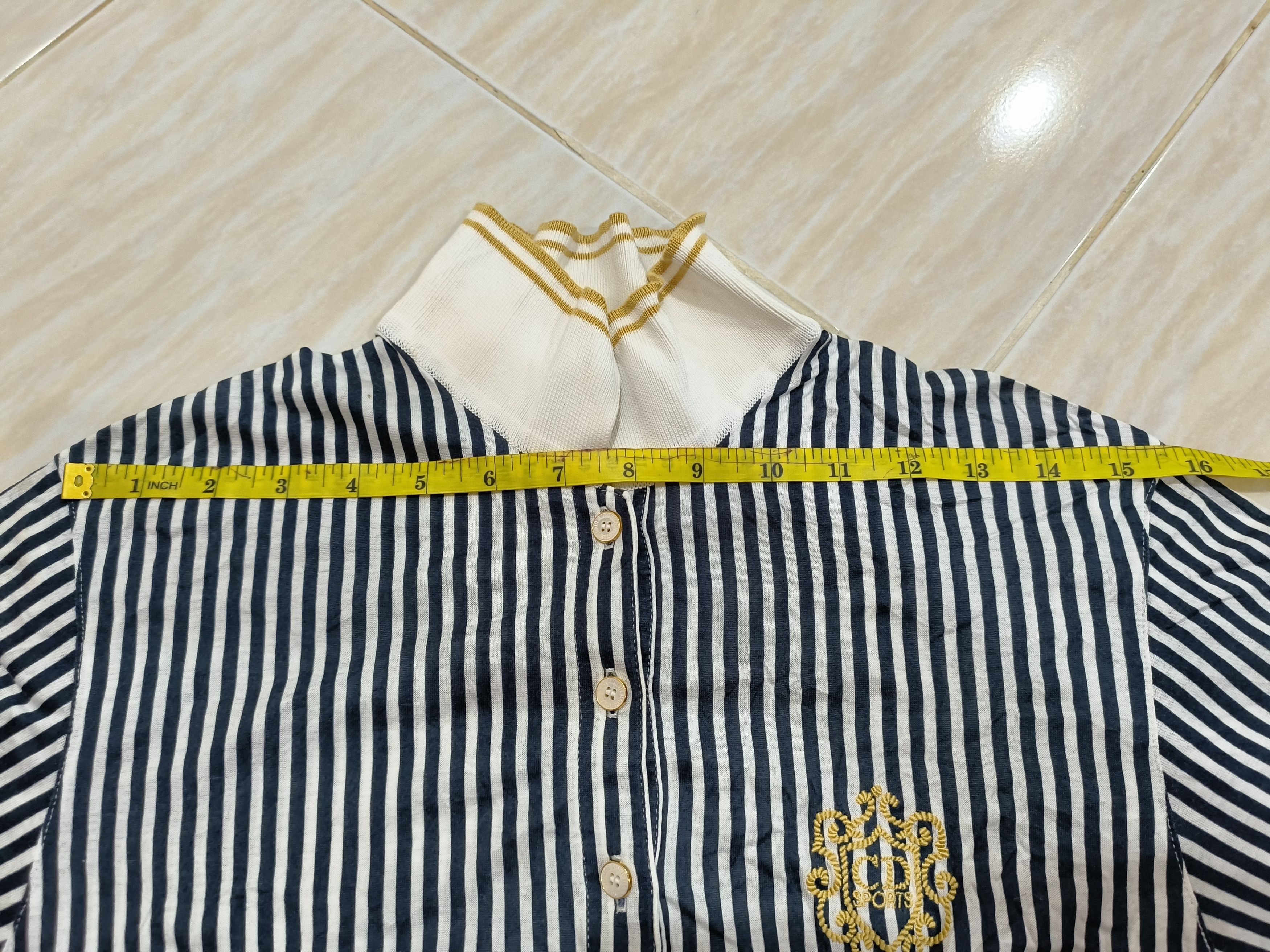 Christian Dior Monsieur × Dior Christian Dior Sports Stripe Polo tee Size M / US 6-8 / IT 42-44 - 9 Thumbnail