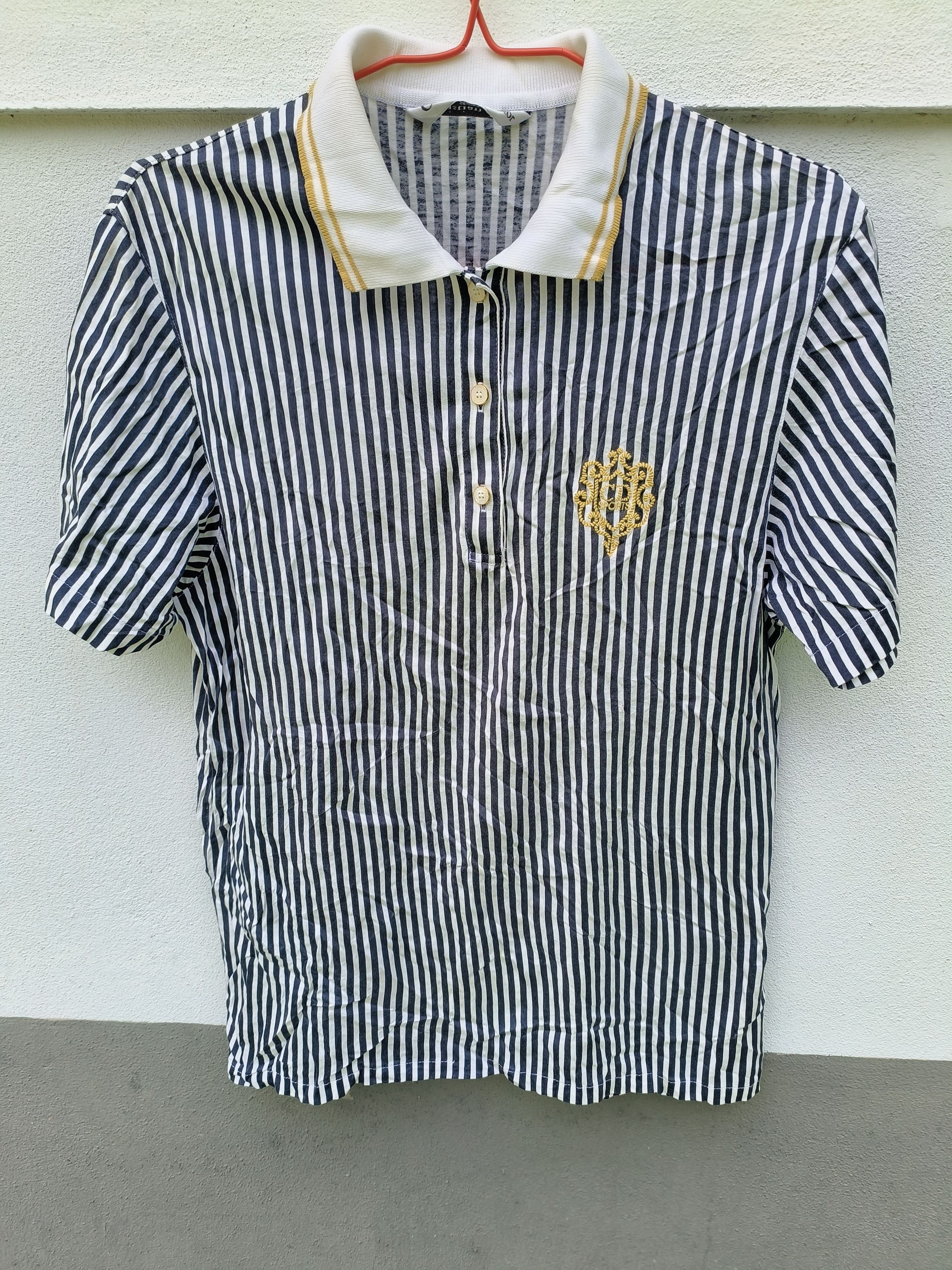 Christian Dior Monsieur × Dior Christian Dior Sports Stripe Polo tee Size M / US 6-8 / IT 42-44 - 1 Thumbnail