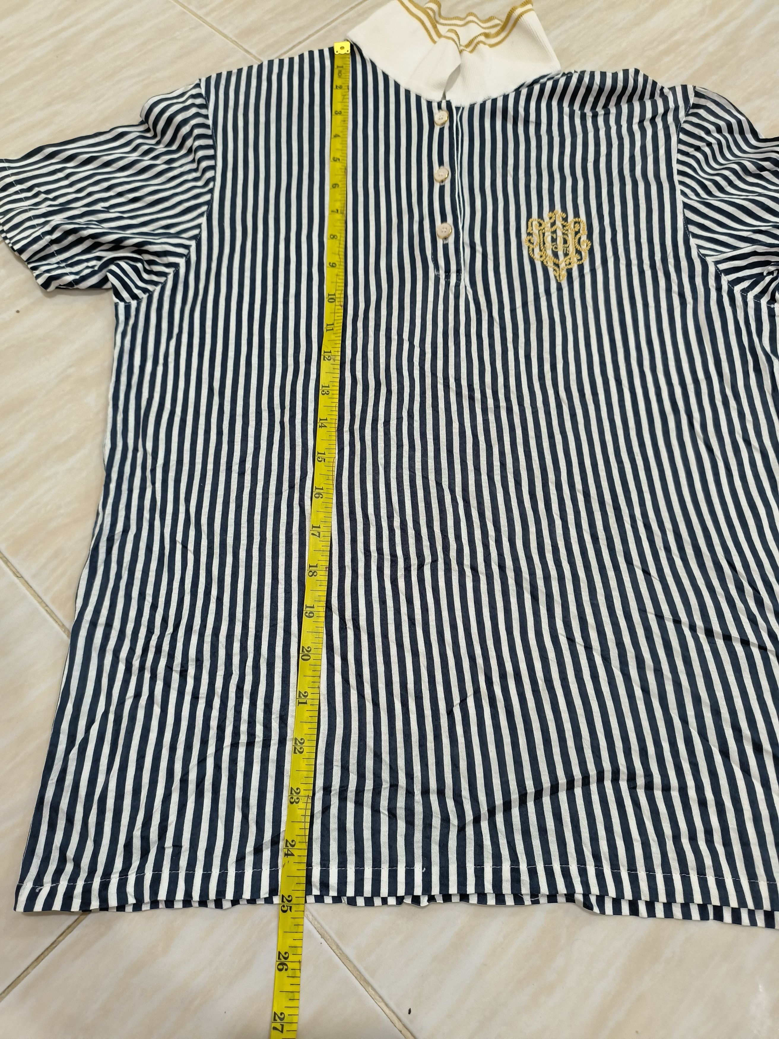 Christian Dior Monsieur × Dior Christian Dior Sports Stripe Polo tee Size M / US 6-8 / IT 42-44 - 10 Thumbnail