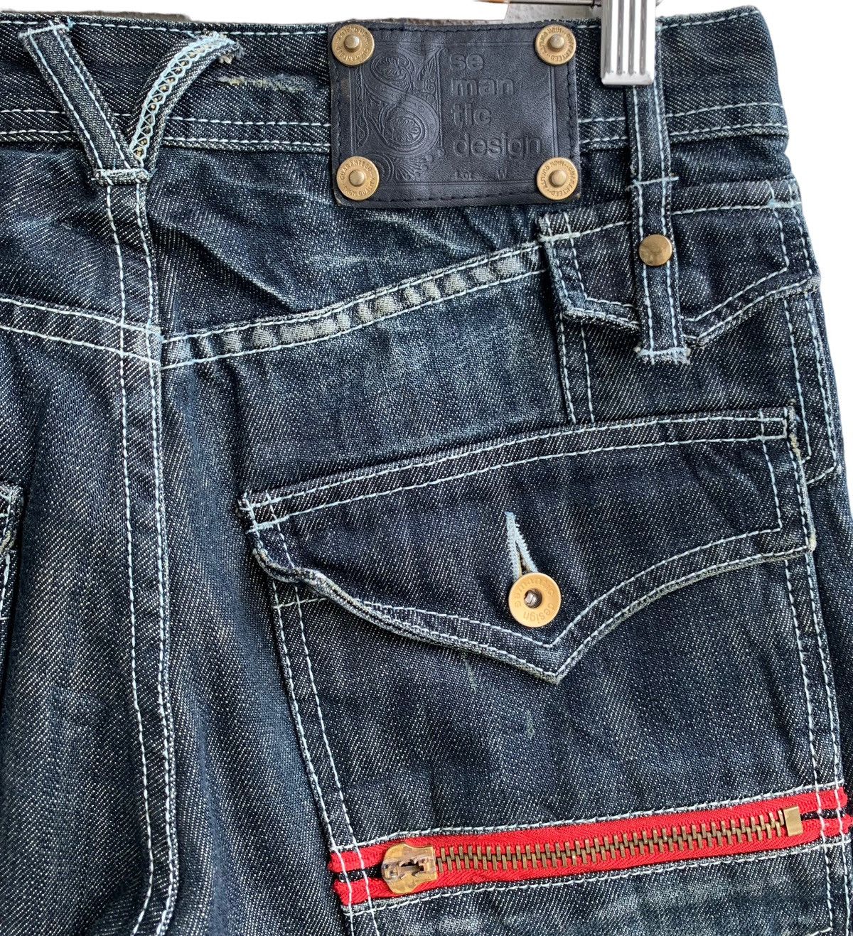 semanticdesign Flare🔥 JapaneseBrand Semantic Design Distressed Jeans Size US 30 / EU 46 - 10 Thumbnail