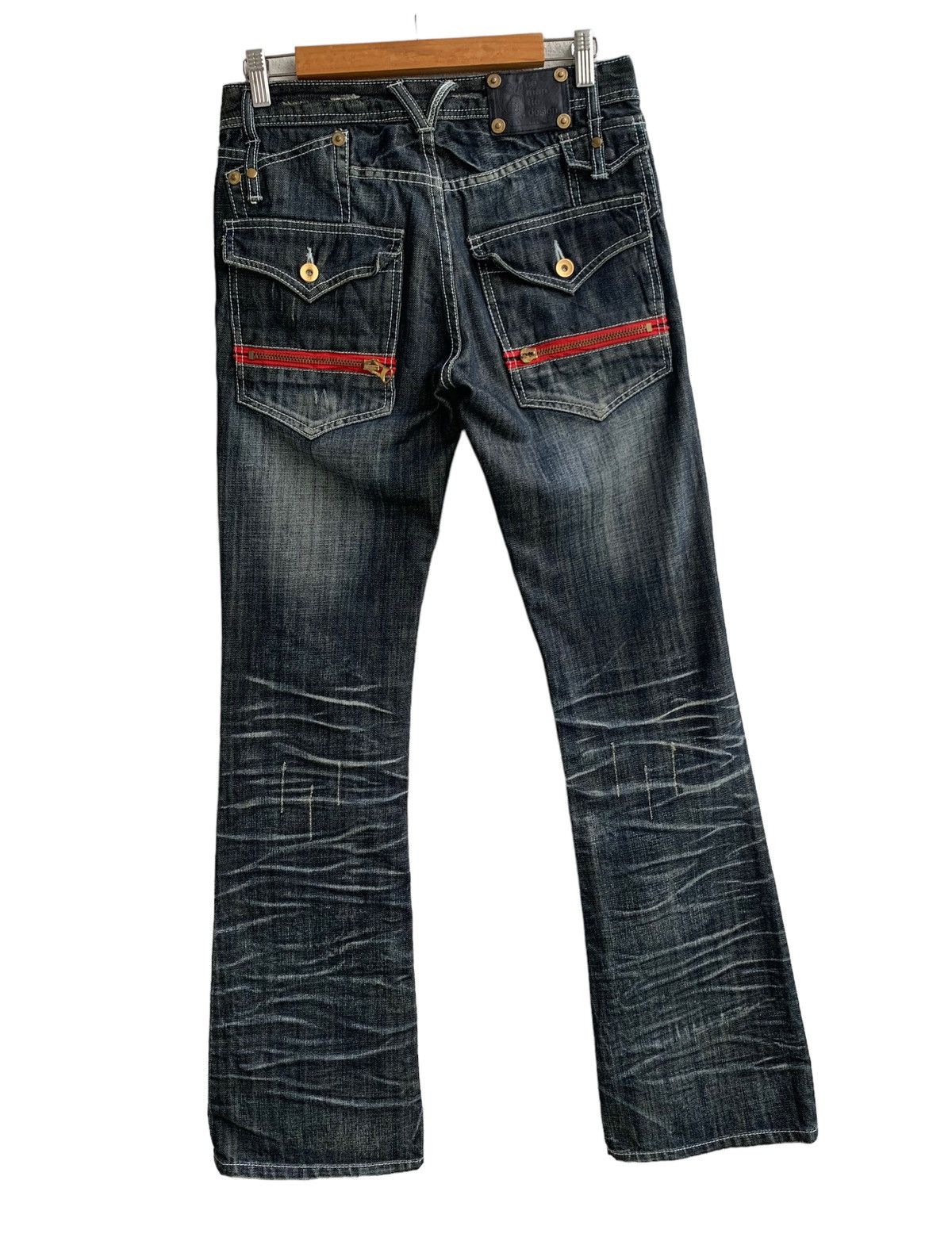 semanticdesign Flare🔥 JapaneseBrand Semantic Design Distressed Jeans Size US 30 / EU 46 - 1 Thumbnail