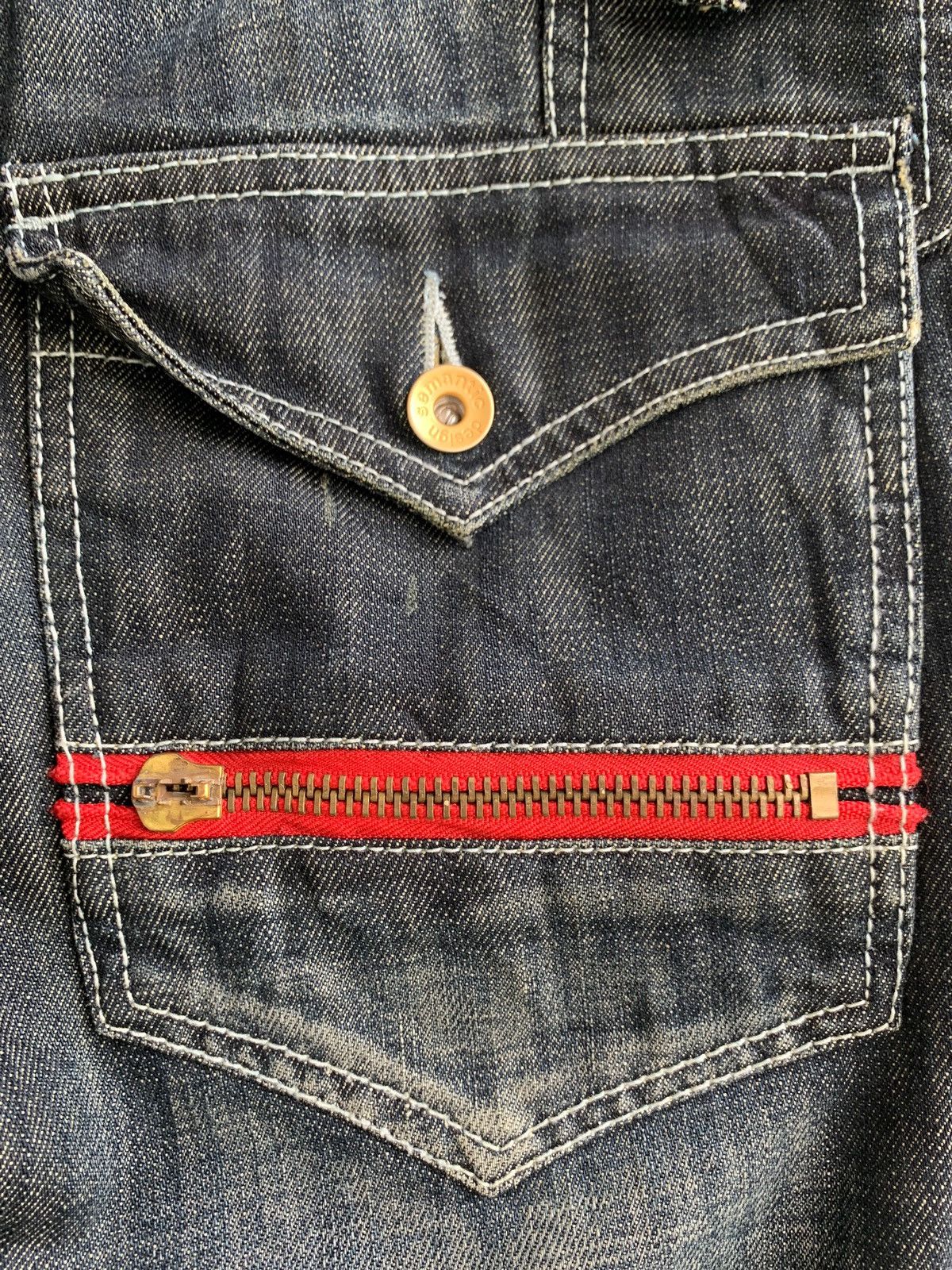 semanticdesign Flare🔥 JapaneseBrand Semantic Design Distressed Jeans Size US 30 / EU 46 - 11 Thumbnail