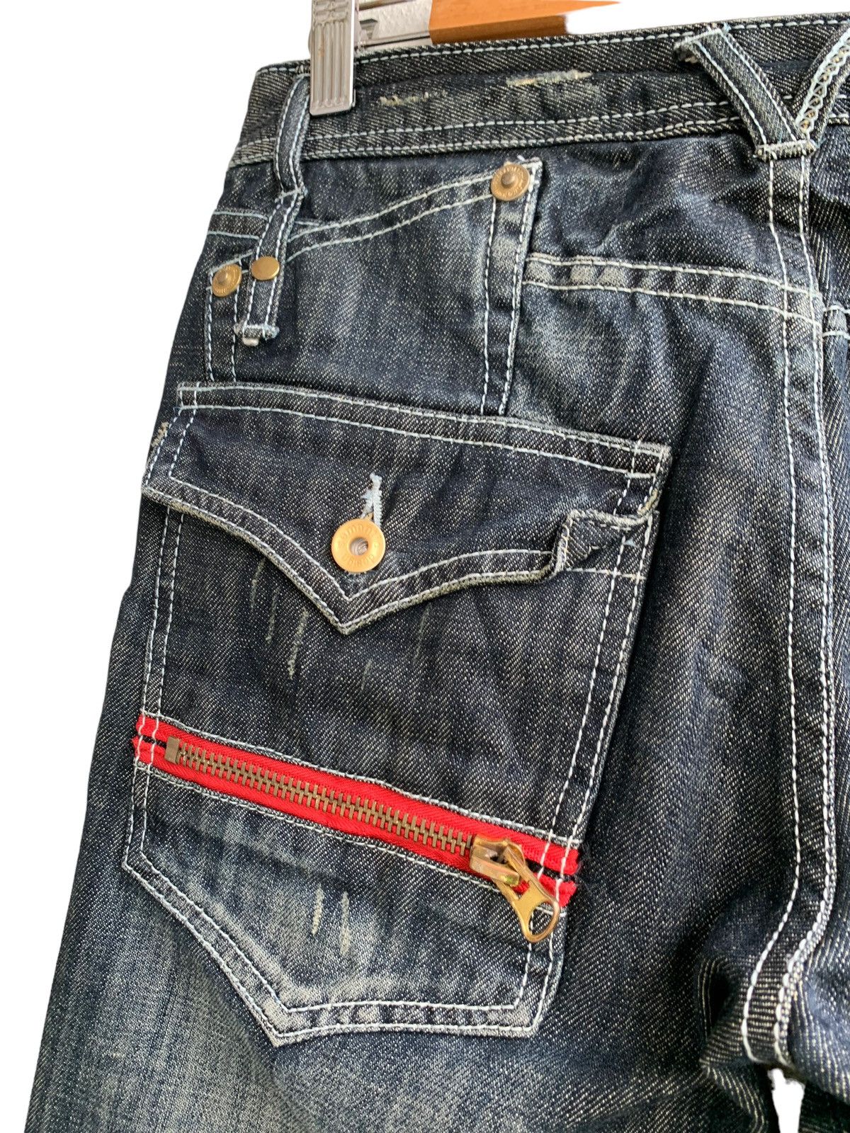 semanticdesign Flare🔥 JapaneseBrand Semantic Design Distressed Jeans Size US 30 / EU 46 - 9 Thumbnail