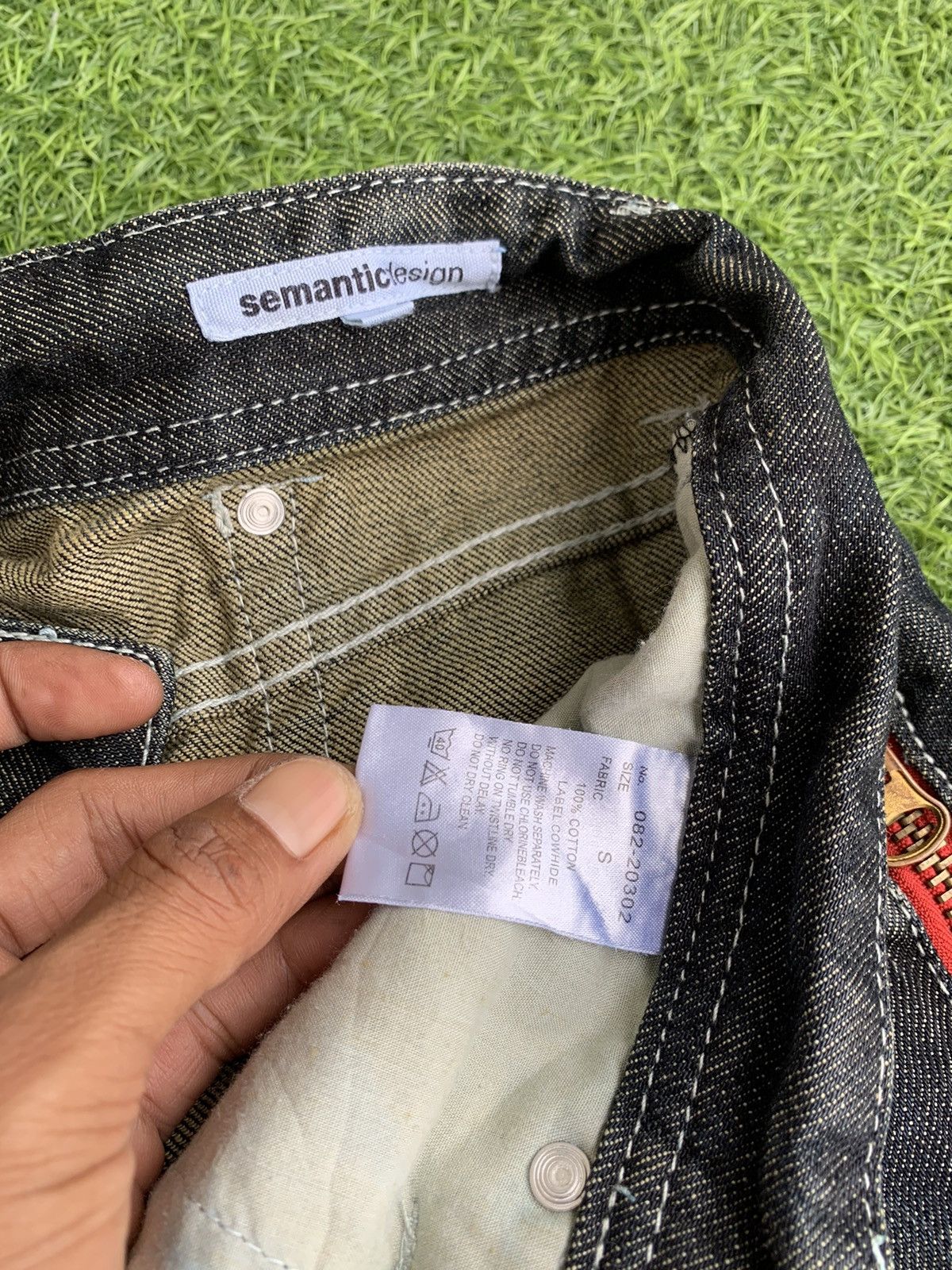 semanticdesign Flare🔥 JapaneseBrand Semantic Design Distressed Jeans Size US 30 / EU 46 - 15 Thumbnail