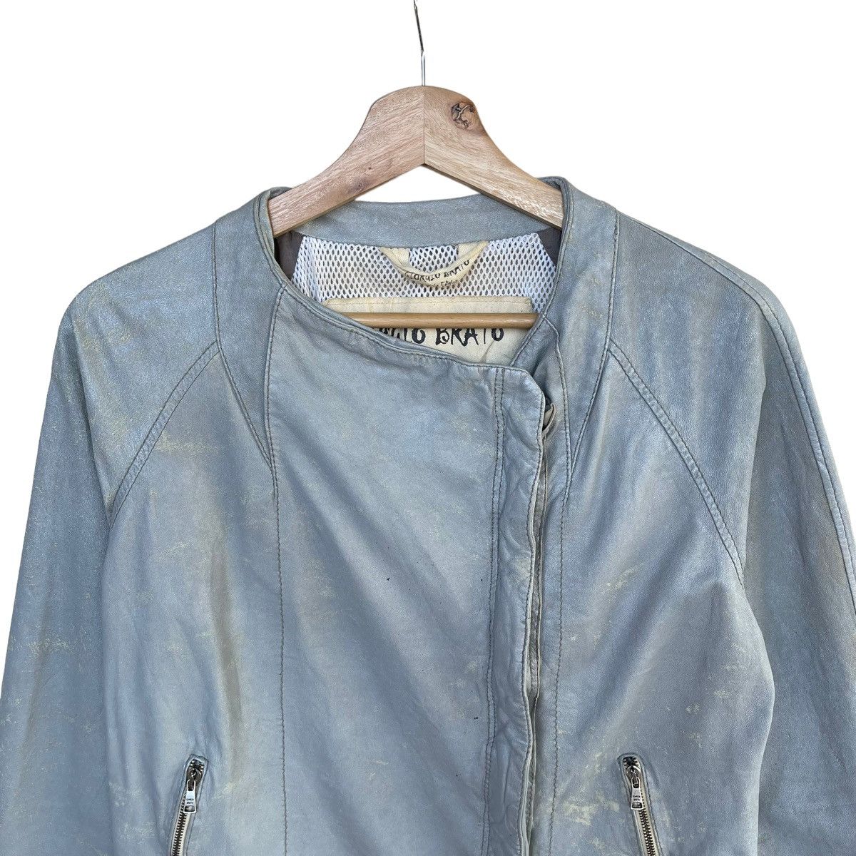 Giorgio Brato Giorgio Brato Leather Jacket Size S / US 4 / IT 40 - 4 Thumbnail