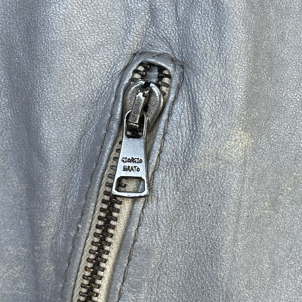 Giorgio Brato Giorgio Brato Leather Jacket Size S / US 4 / IT 40 - 7 Thumbnail