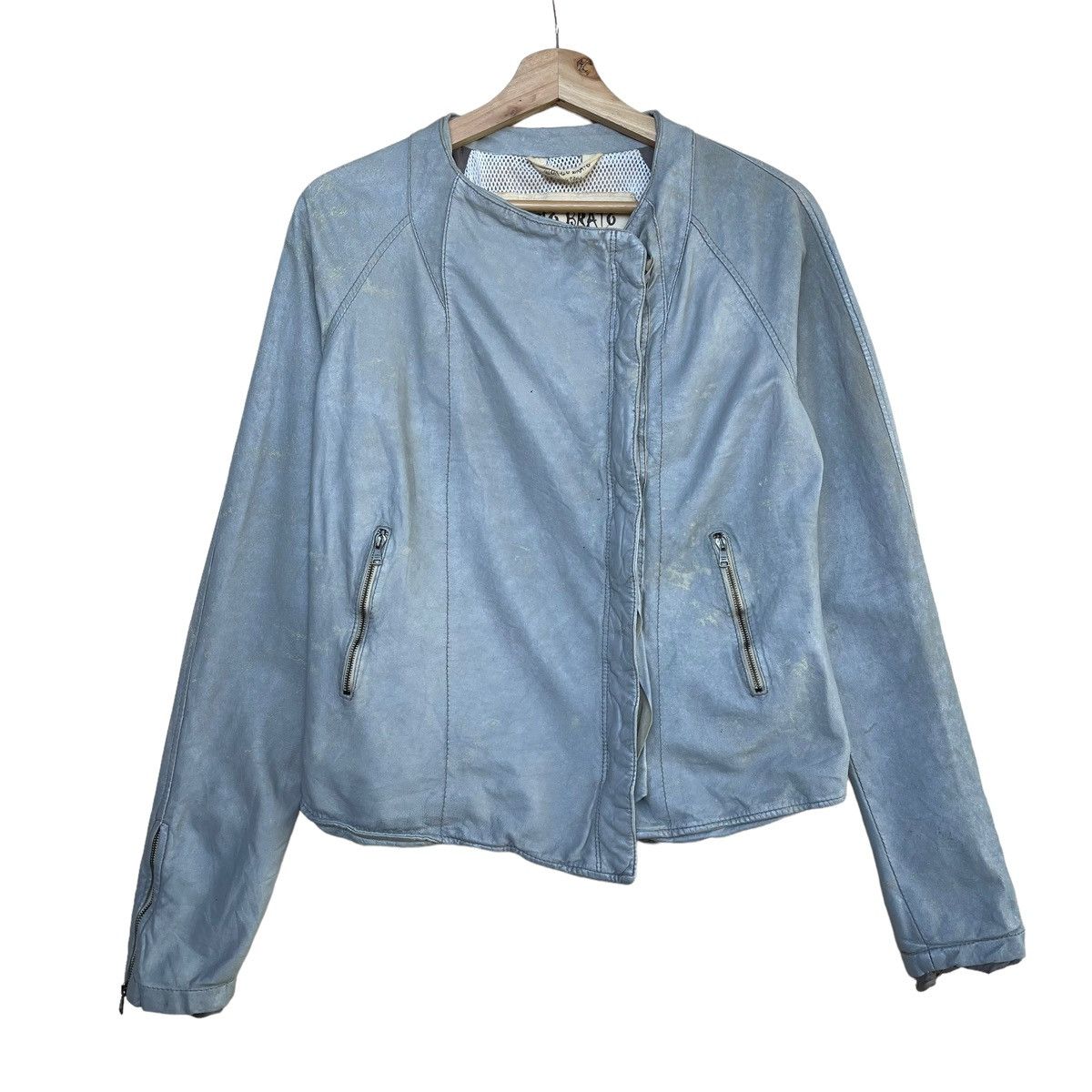 Giorgio Brato Giorgio Brato Leather Jacket Size S / US 4 / IT 40 - 1 Thumbnail