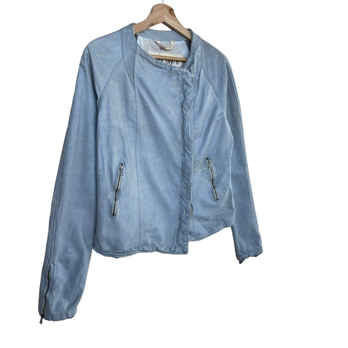 Giorgio Brato Giorgio Brato Leather Jacket Size S / US 4 / IT 40 - 2 Thumbnail