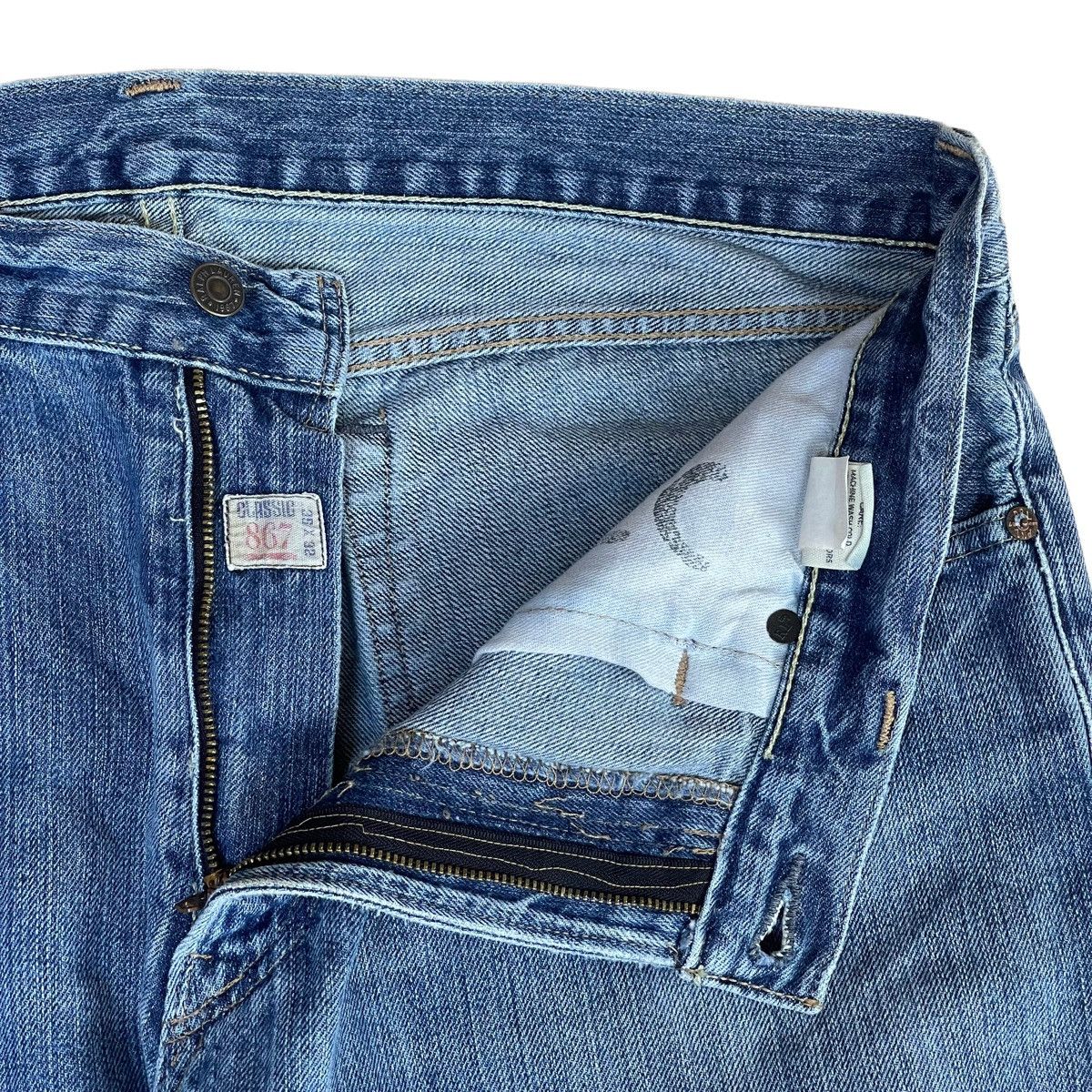 Beauty Beast Polo Ralph Lauren Classic Fit Denim Jeans 36x31 Size US 36 / EU 52 - 6 Thumbnail