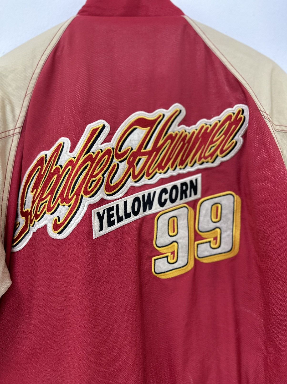 YELLOW CORN Yellow Corn Chute Shock! Varsity Jacket Style Sledge Hummer Size US L / EU 52-54 / 3 - 6 Thumbnail