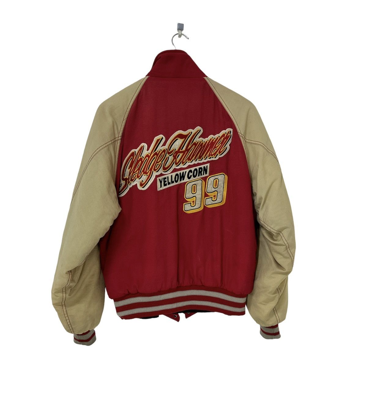 YELLOW CORN Yellow Corn Chute Shock! Varsity Jacket Style Sledge Hummer Size US L / EU 52-54 / 3 - 2 Thumbnail