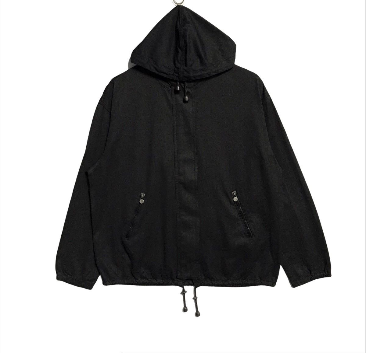 image of Vintage Fendi Hoodie Jacket Medium Size 90's Dope Luxury in Black, Men's