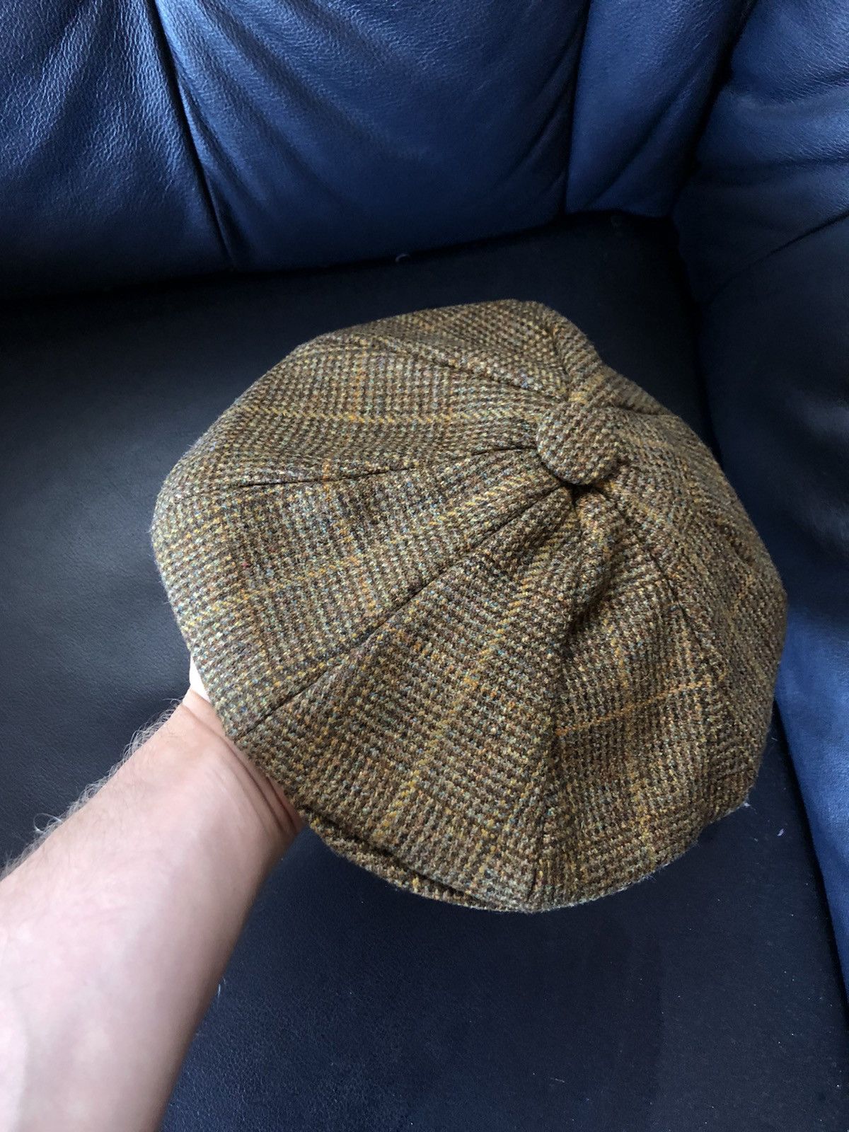Bates Hats × Savile Row Bates hatter’s flat cap. Size 58; handmade in ...