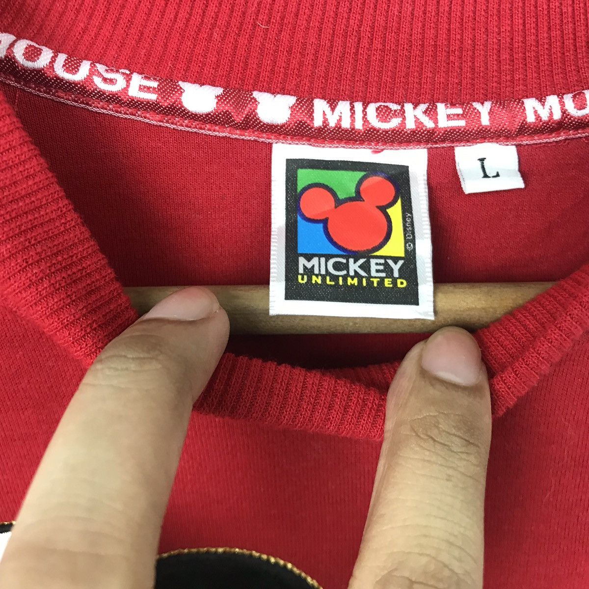 Disney Vintage Mickey Mouse Crewneck Sweatshirt Cartoon Sweater Size US L / EU 52-54 / 3 - 3 Thumbnail