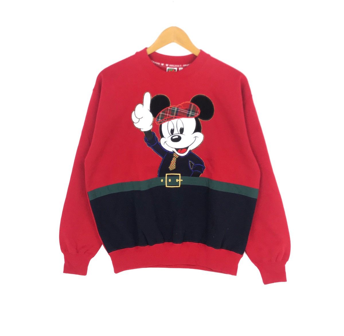Disney Vintage Mickey Mouse Crewneck Sweatshirt Cartoon Sweater Size US L / EU 52-54 / 3 - 1 Thumbnail
