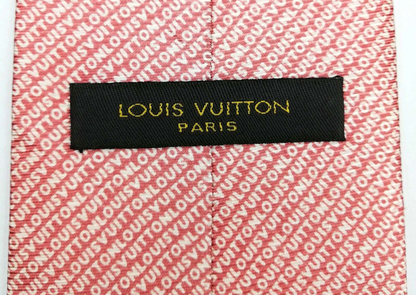 Louis Vuitton Louis Vuitton Necktie Full Printed Pink Colour Luxury Style Size ONE SIZE - 7 Thumbnail