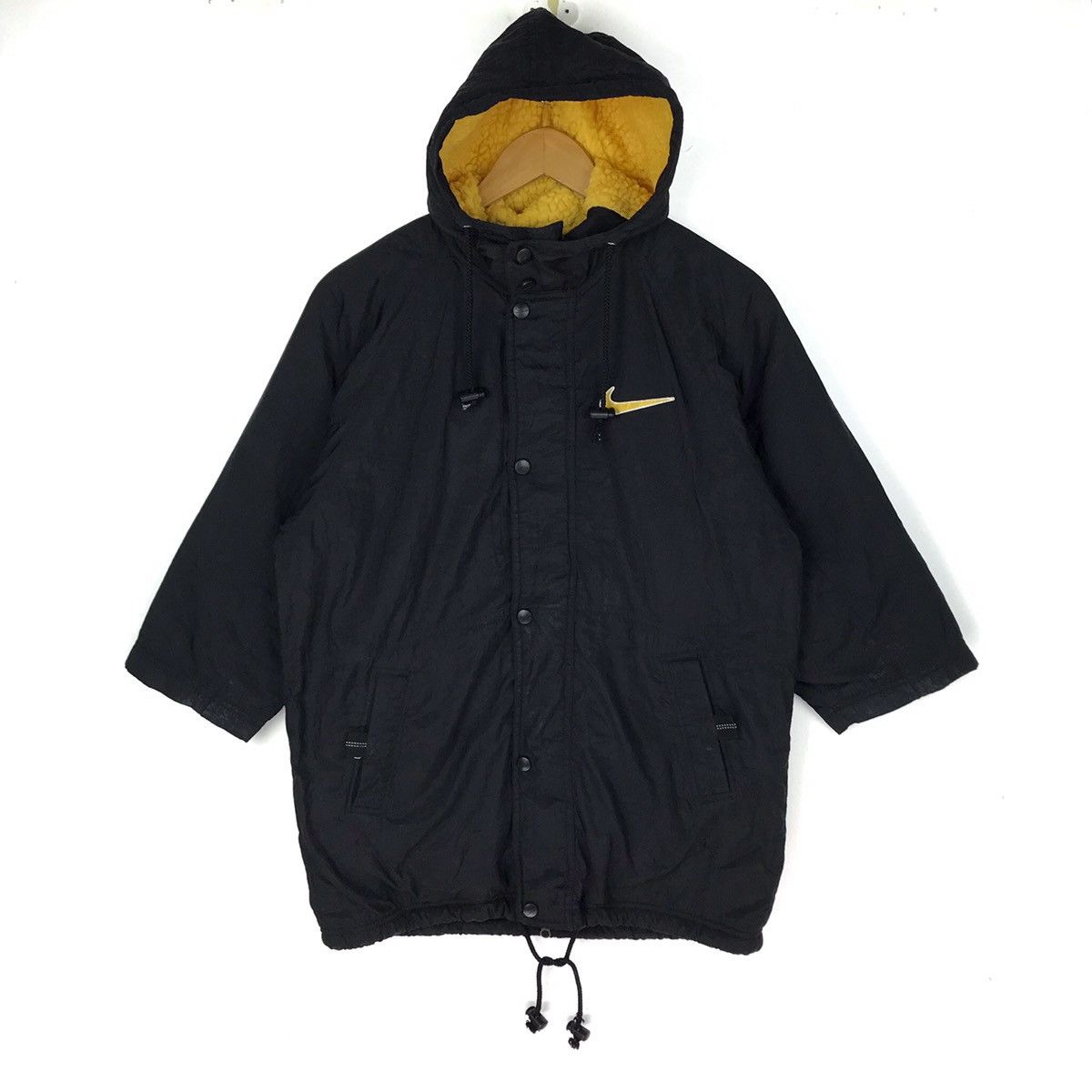 Nike Vintage Nike Sherpa Lined Hoodie Jacket Large Size 90s Dope Size US L / EU 52-54 / 3 - 2 Thumbnail