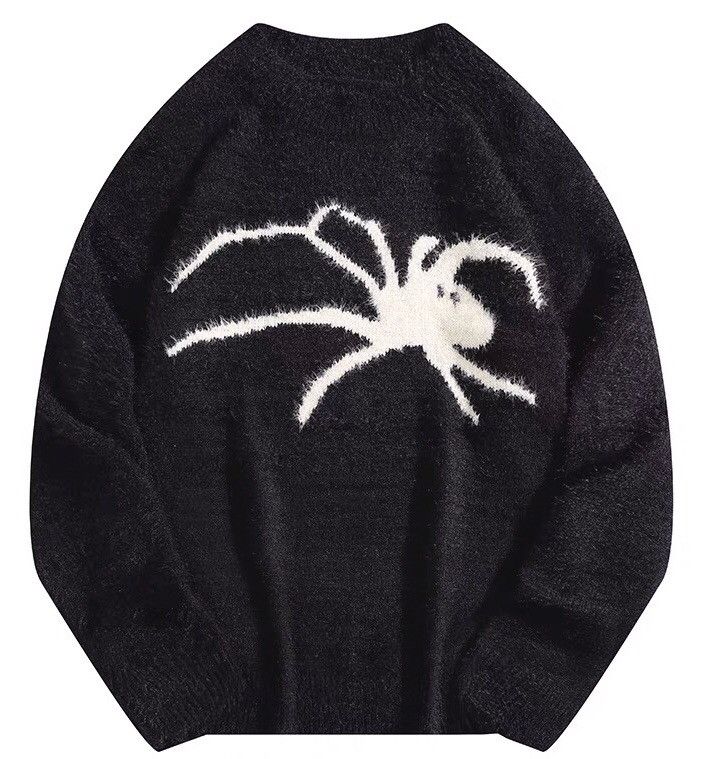 Japanese Brand × Vintage Retro punk super soft spider premium mohair sweater jumper Size US M / EU 48-50 / 2 - 5 Thumbnail
