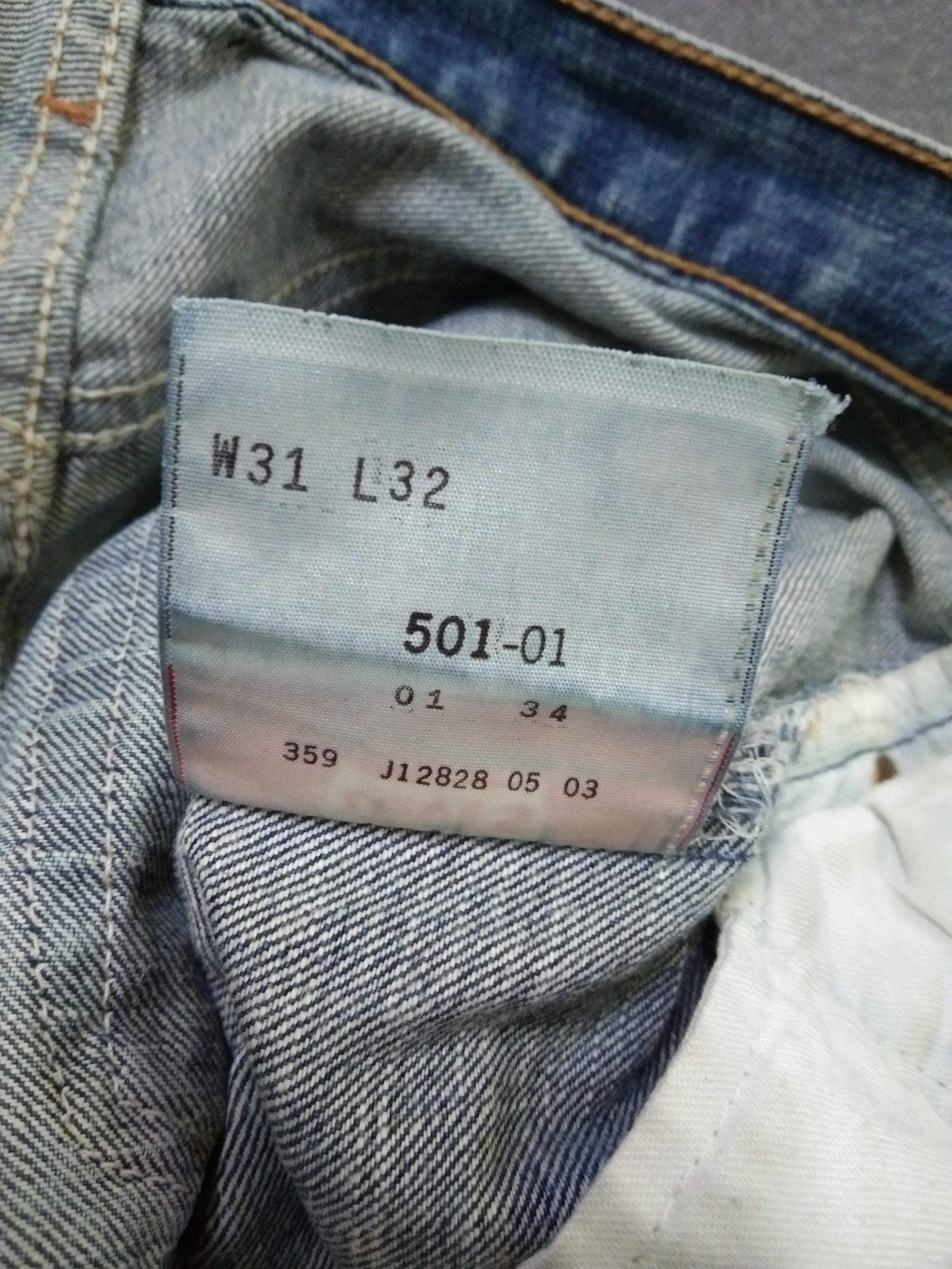 Levi's Vintage Levi's 501 Straight Leg Distressed Jeans 30x27 Size US 30 / EU 46 - 10 Thumbnail