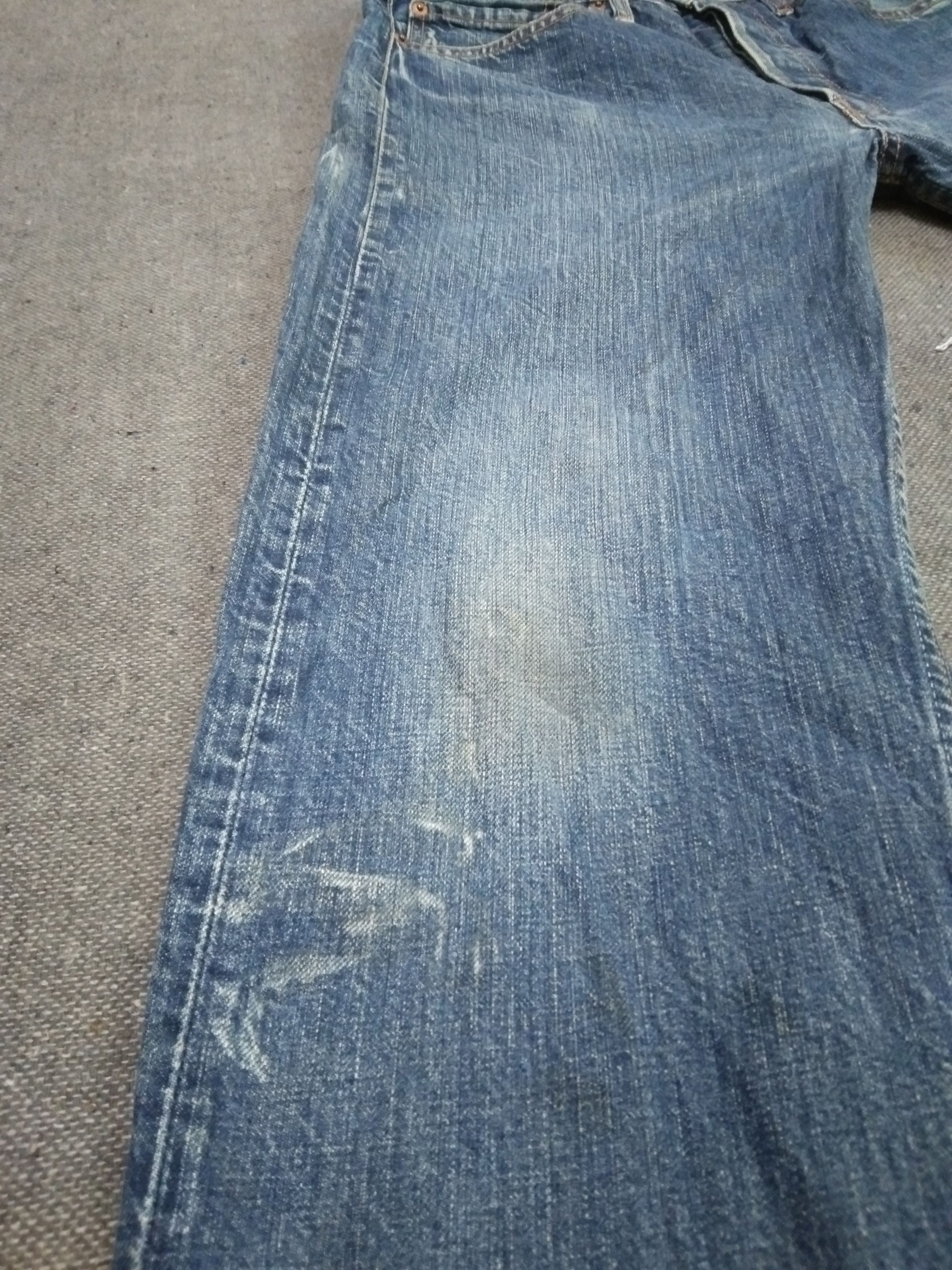 Levi's Vintage Levi's 501 Straight Leg Distressed Jeans 30x27 Size US 30 / EU 46 - 7 Thumbnail