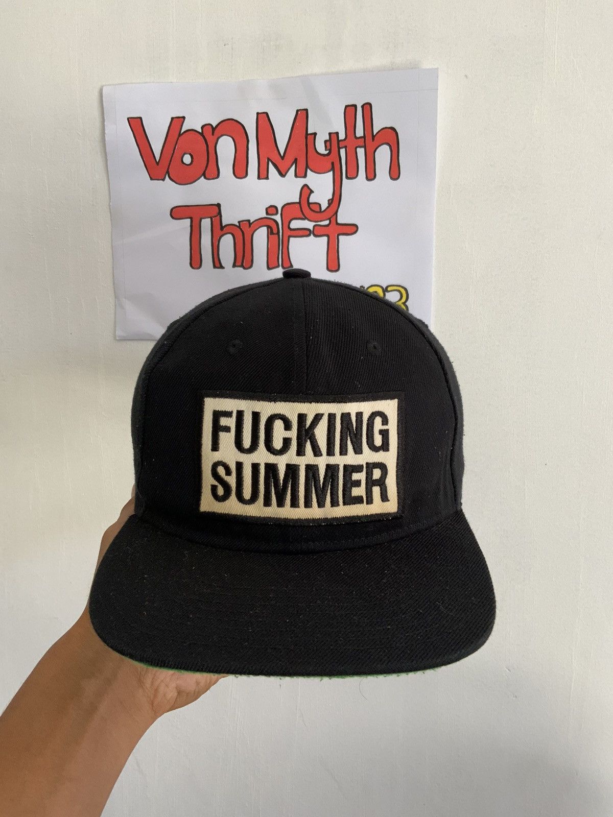Japanese Brand Vintage Fucking Summer by G-Dragon Hat Size ONE SIZE - 5 Thumbnail