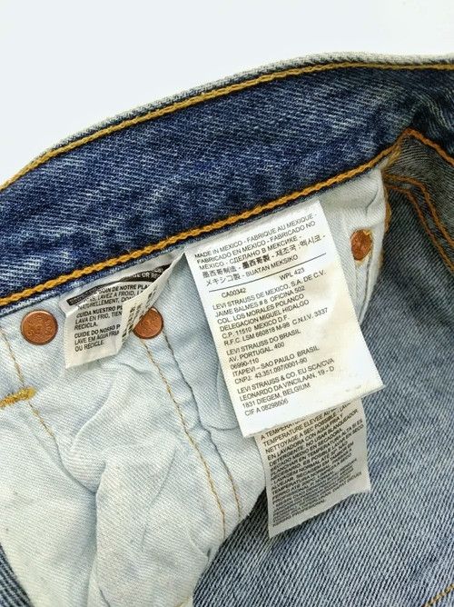Levi's Vintage Levi's 501 Straight Leg Jeans 30x30 Size US 30 / EU 46 - 6 Thumbnail