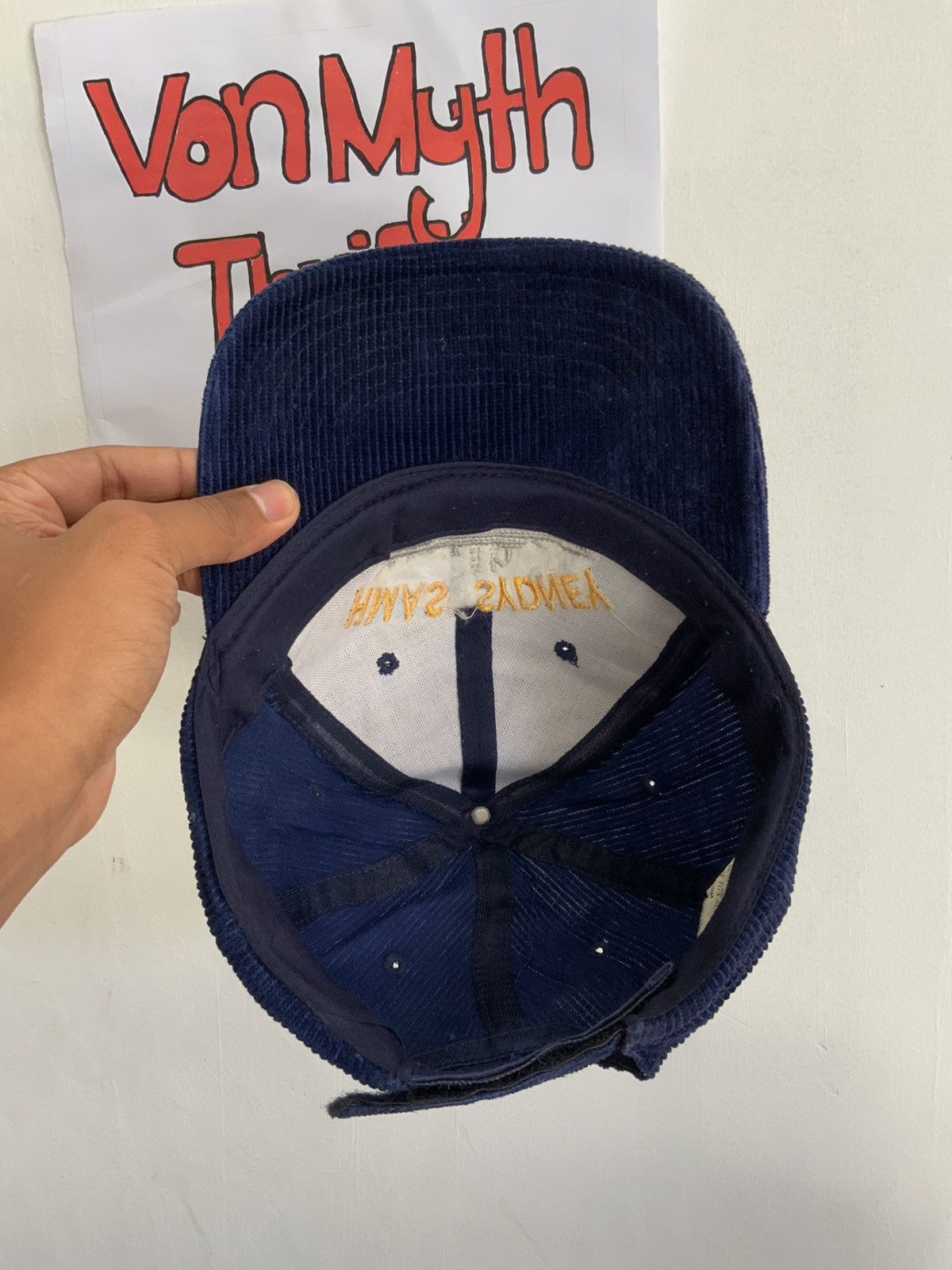 Vintage Vintage HMAS SYDNEY FFG-03 Corduroi Hat Size ONE SIZE - 7 Thumbnail