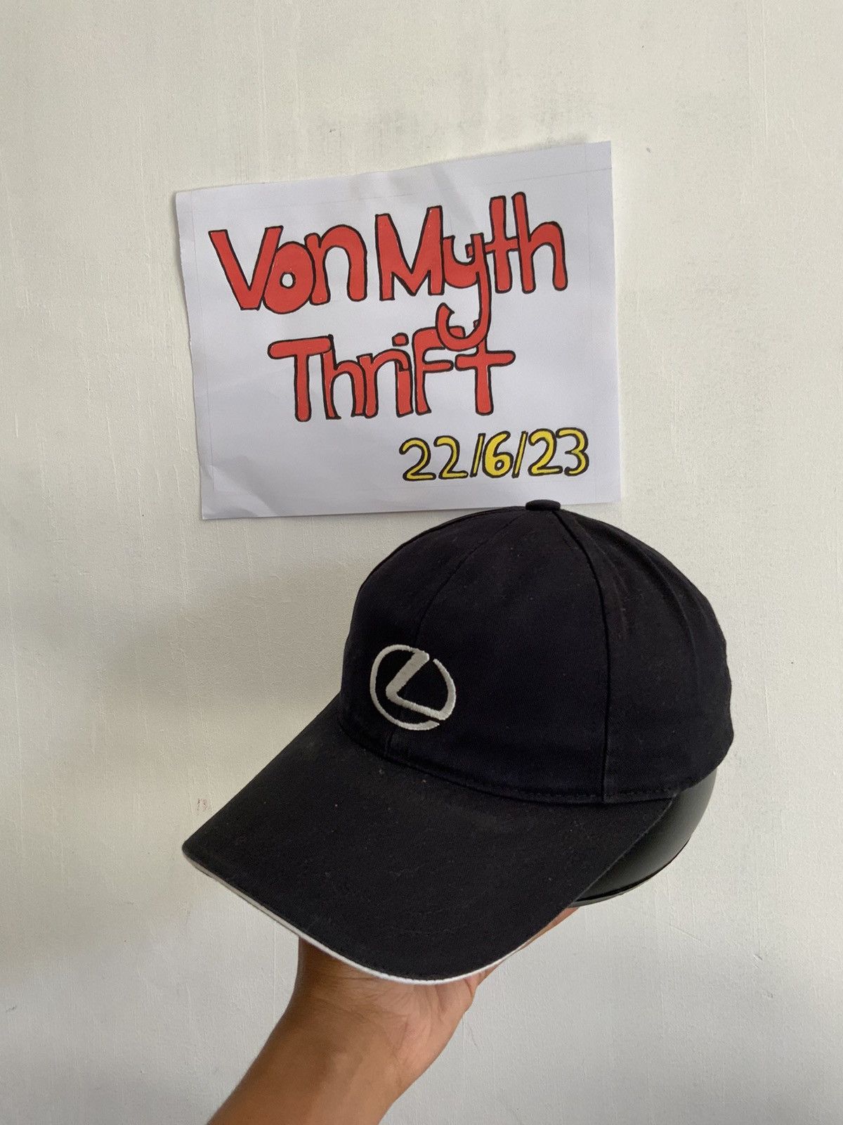 Japanese Brand Lexus Big Logo under Toyota Japan Motor Hat Size ONE SIZE - 2 Thumbnail