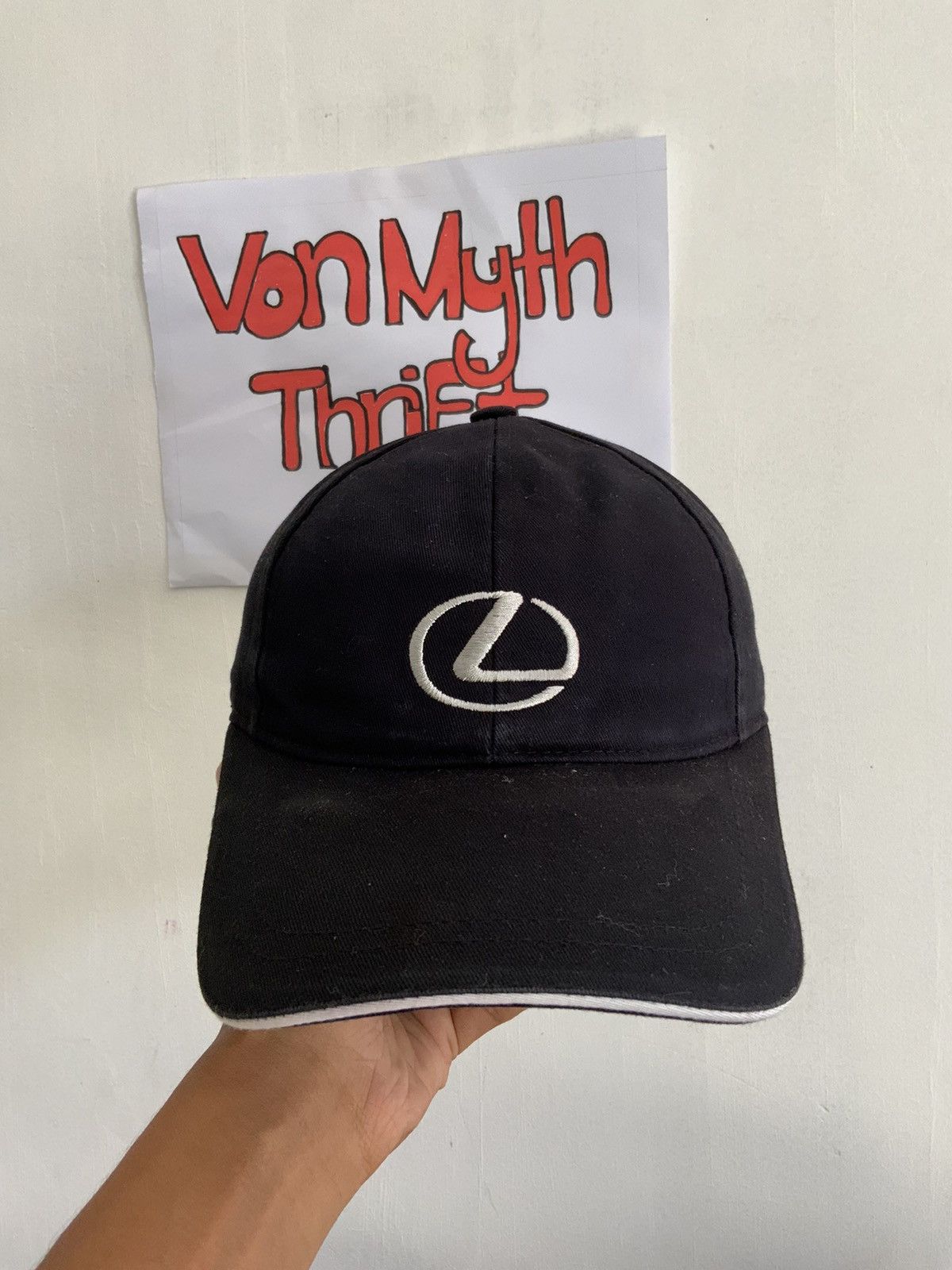 Japanese Brand Lexus Big Logo under Toyota Japan Motor Hat Size ONE SIZE - 1 Thumbnail